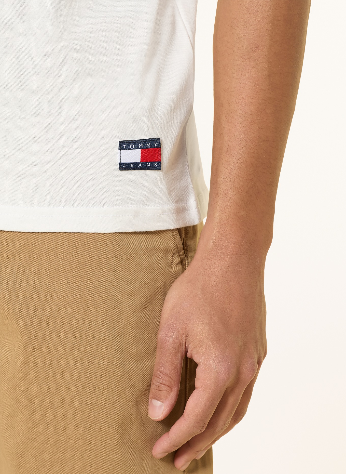 TOMMY JEANS T-Shirt: WEISS