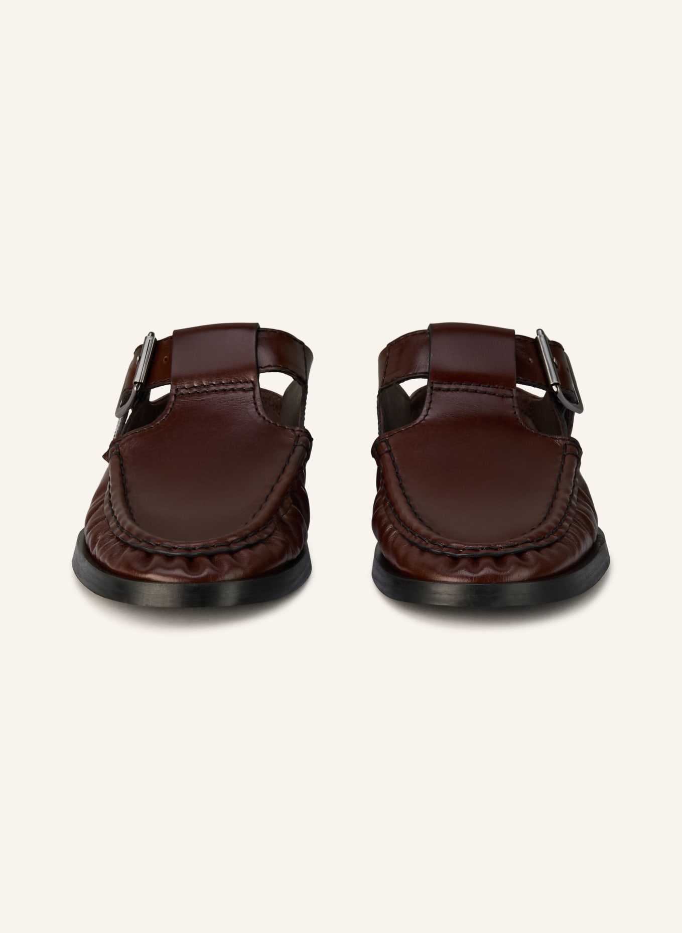 MIISTA Mules GIANNA: DUNKELBRAUN