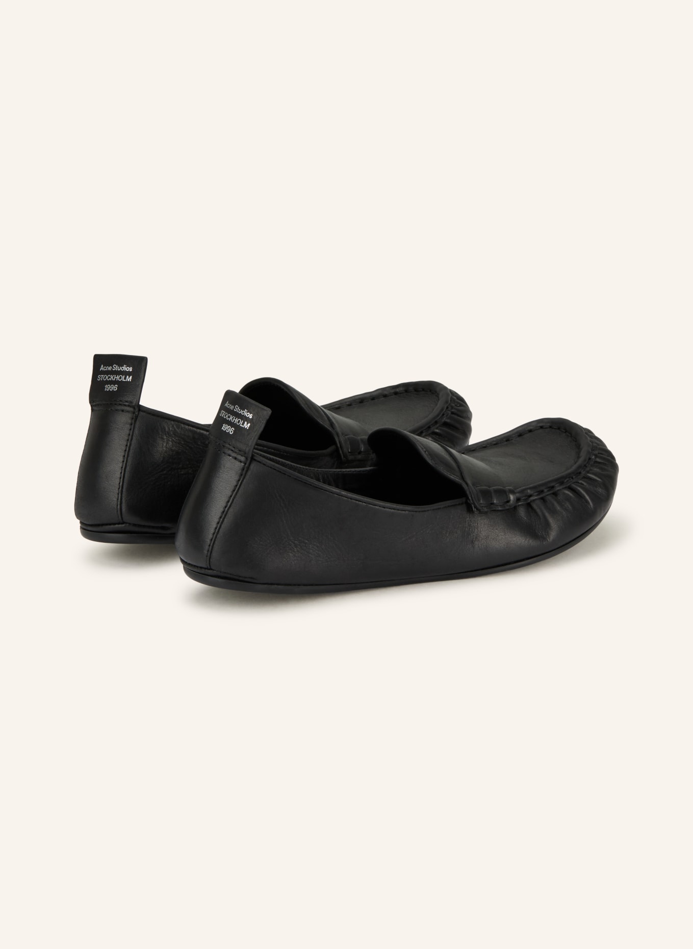 Acne Studios Penny loafers: CZARNY