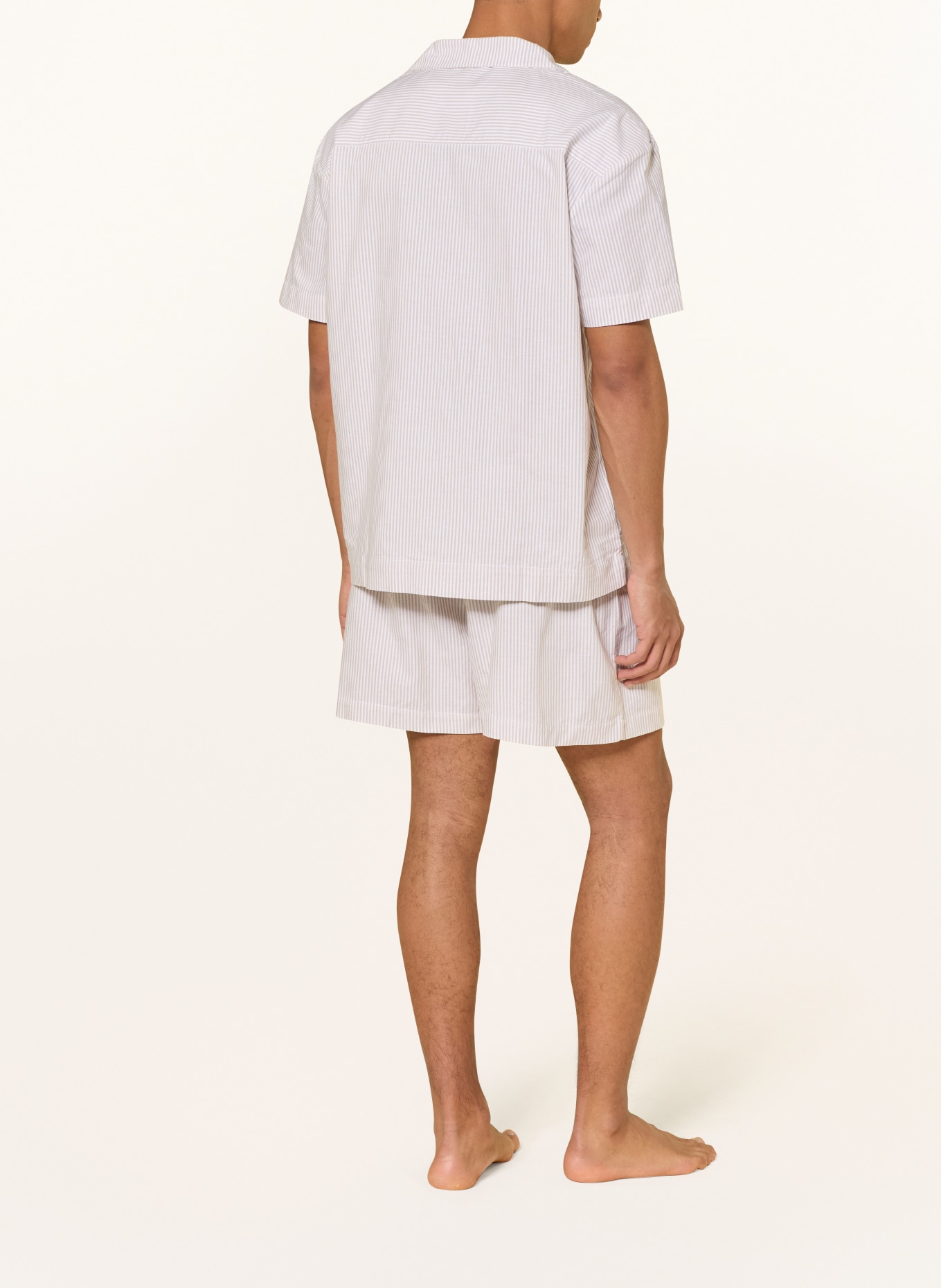 TOMMY HILFIGER Krótkie piżamy: BEŻOWY / ECRU