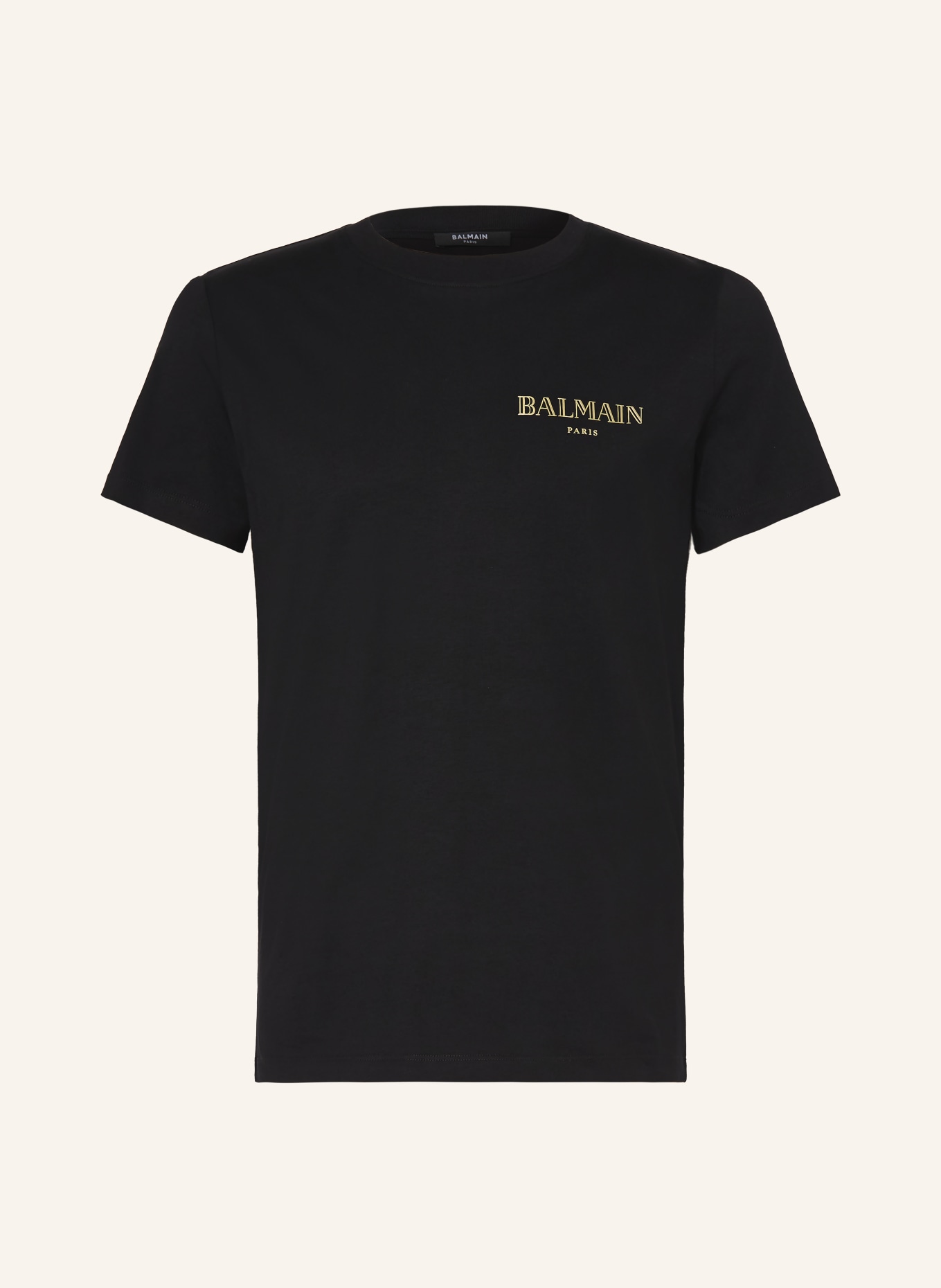 BALMAIN T-shirt: BLACK / GOLD