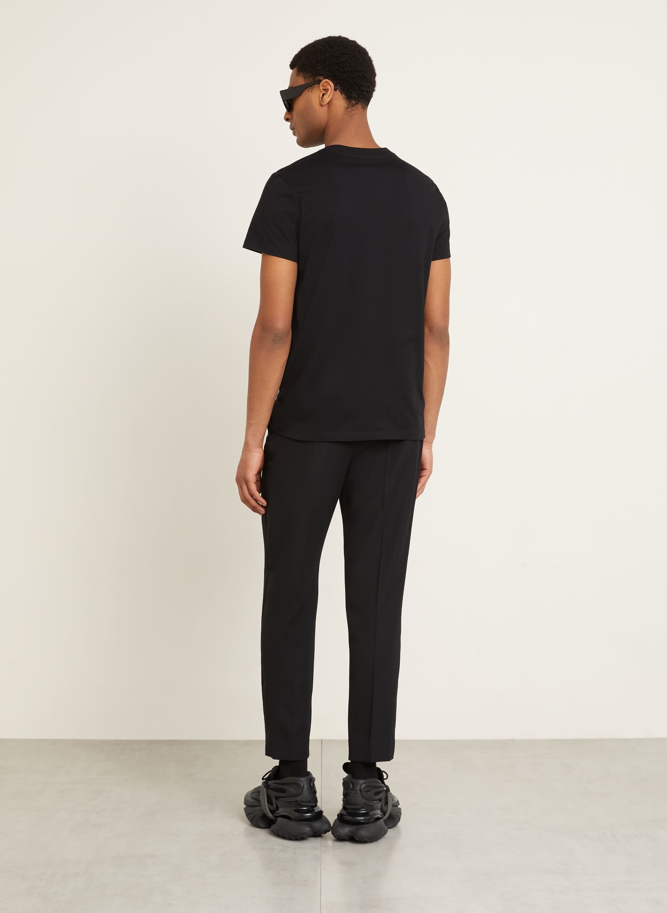 BALMAIN T-shirt: BLACK / GOLD