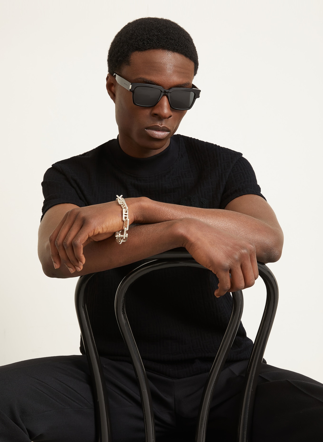 BALMAIN T-Shirt: SCHWARZ