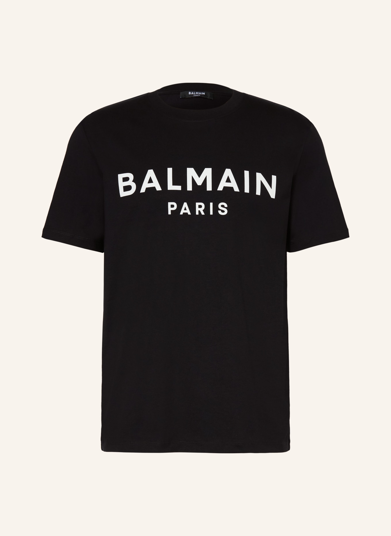 BALMAIN T-Shirt: SCHWARZ / WEISS