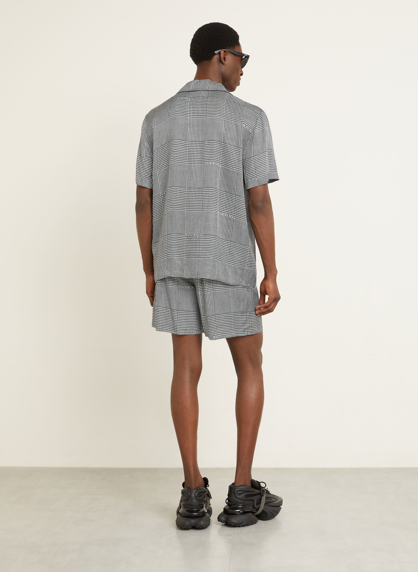 BALMAIN Schlafshorts: SCHWARZ / WEISS