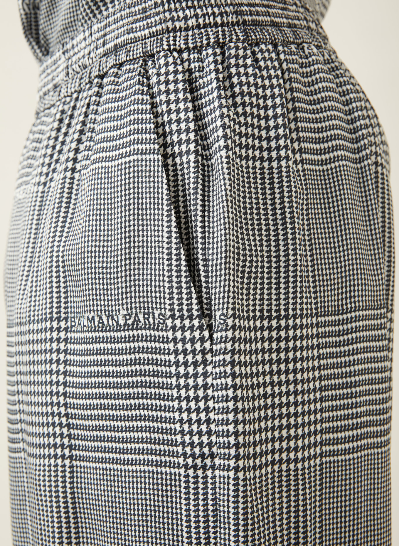 BALMAIN Schlafshorts: SCHWARZ / WEISS