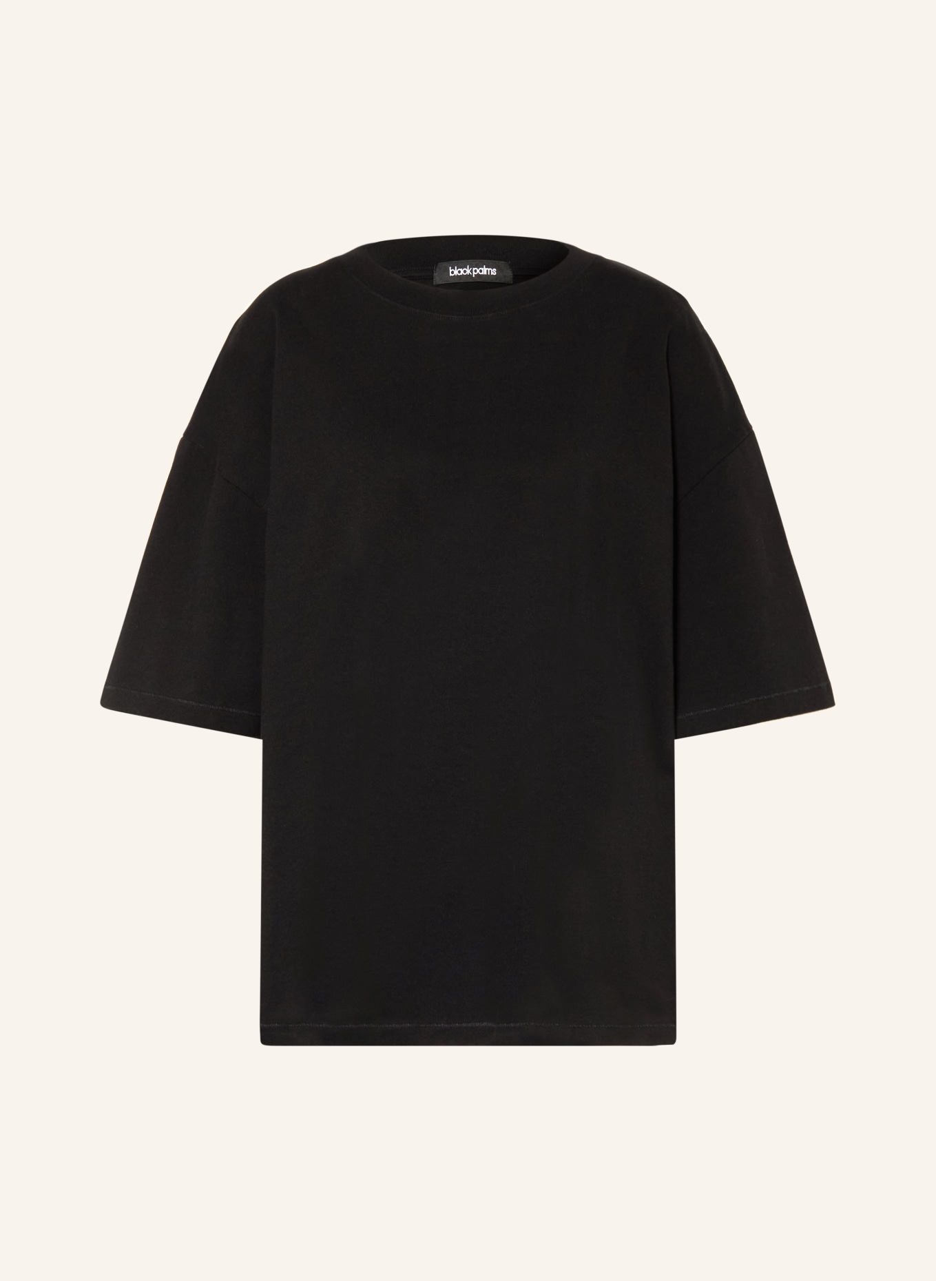 black palms HEAVY T-shirt: BLACK