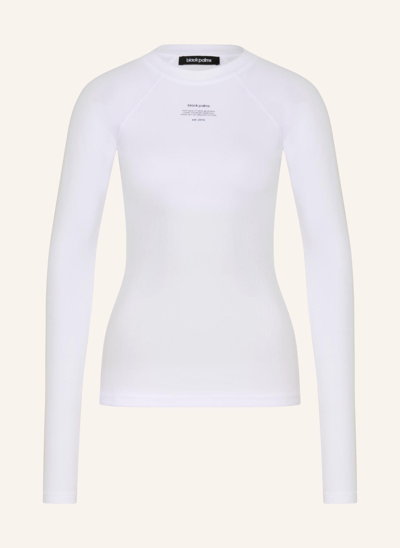 black palms Longsleeve: WEISS