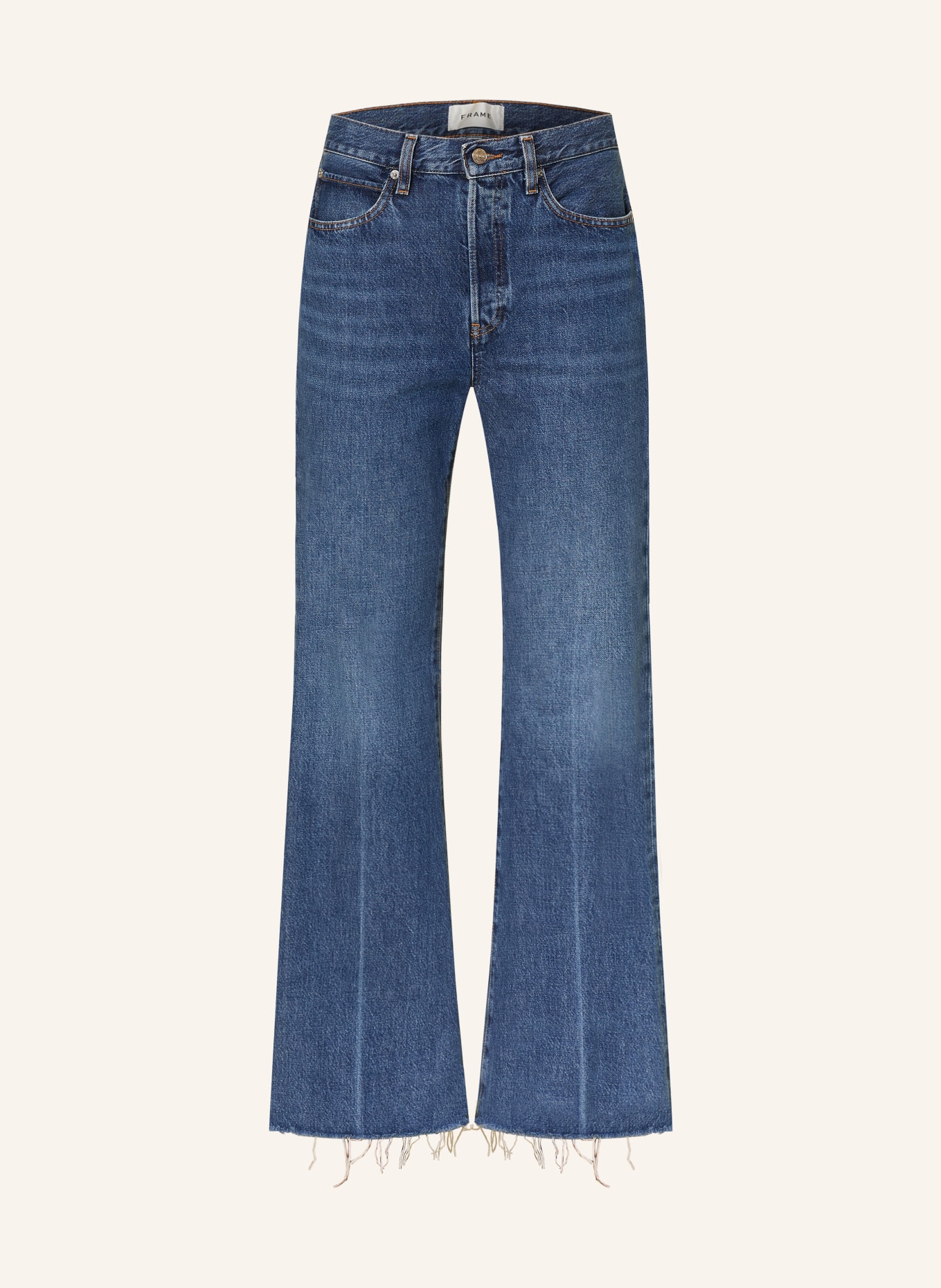 FRAME Flared Jeans THE LAX: ANTR ANTIDOTE RAW