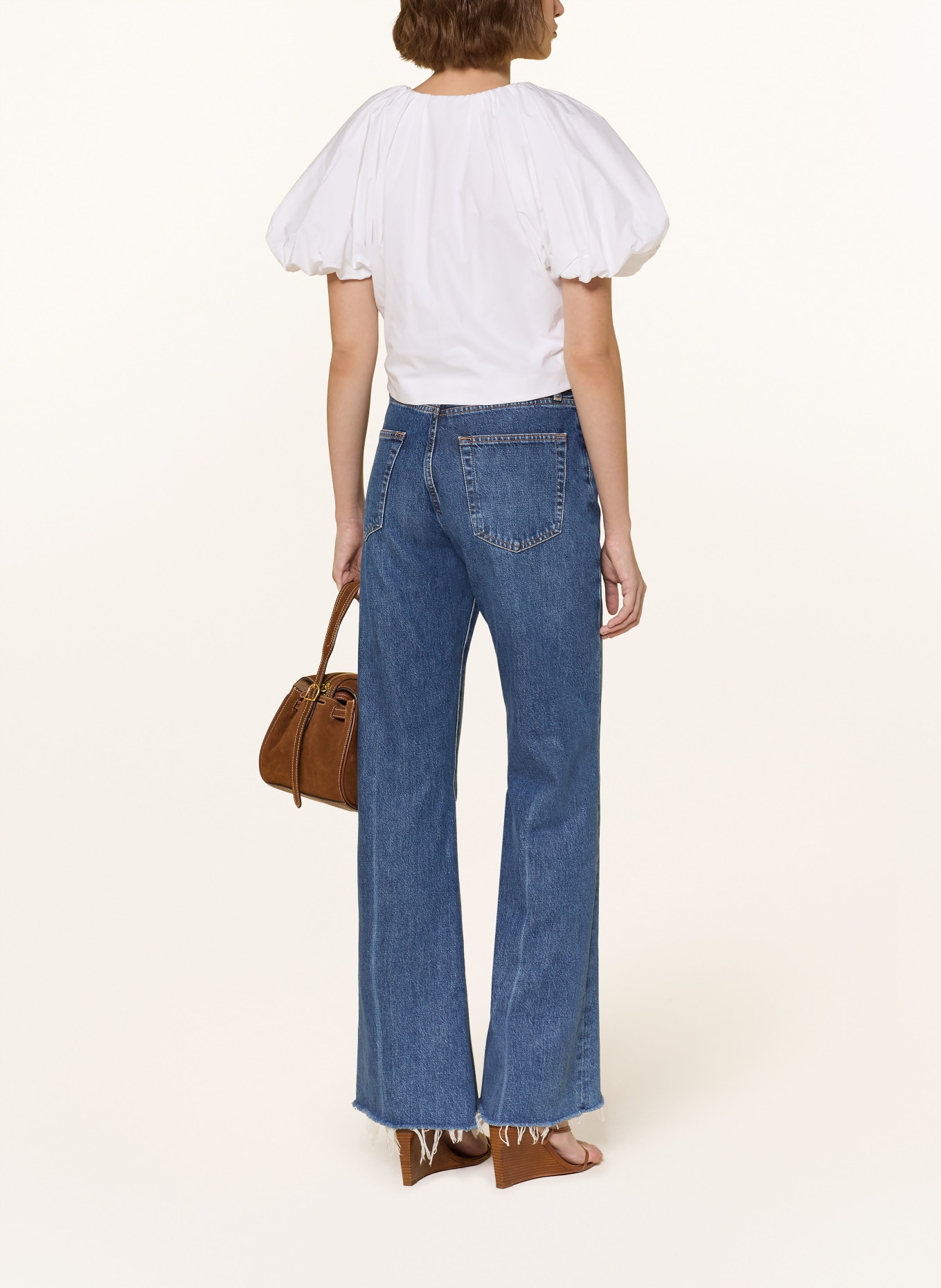 FRAME Flared Jeans THE LAX: ANTR ANTIDOTE RAW