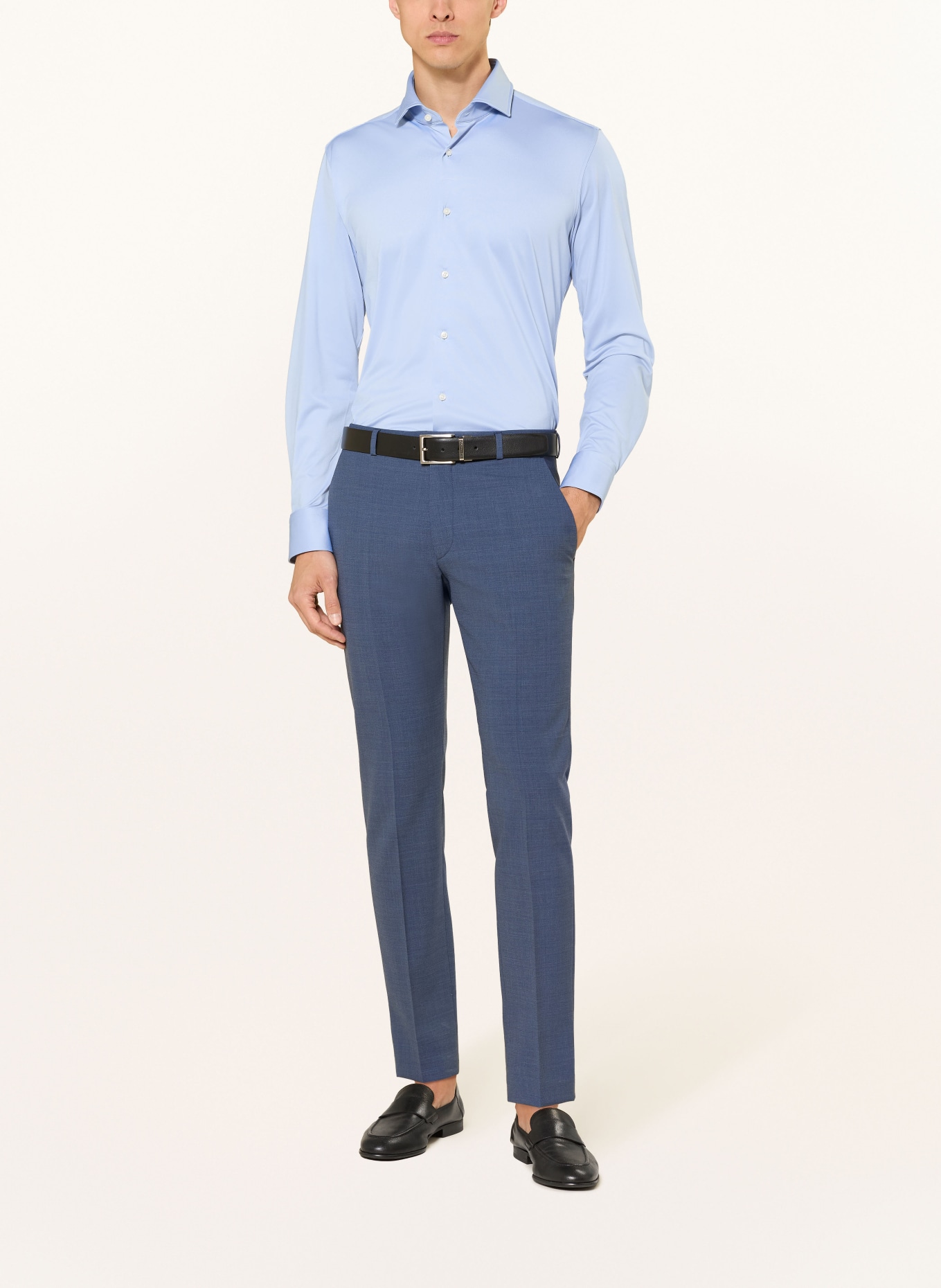 BOSS Hemd HANK Slim Fit: HELLBLAU