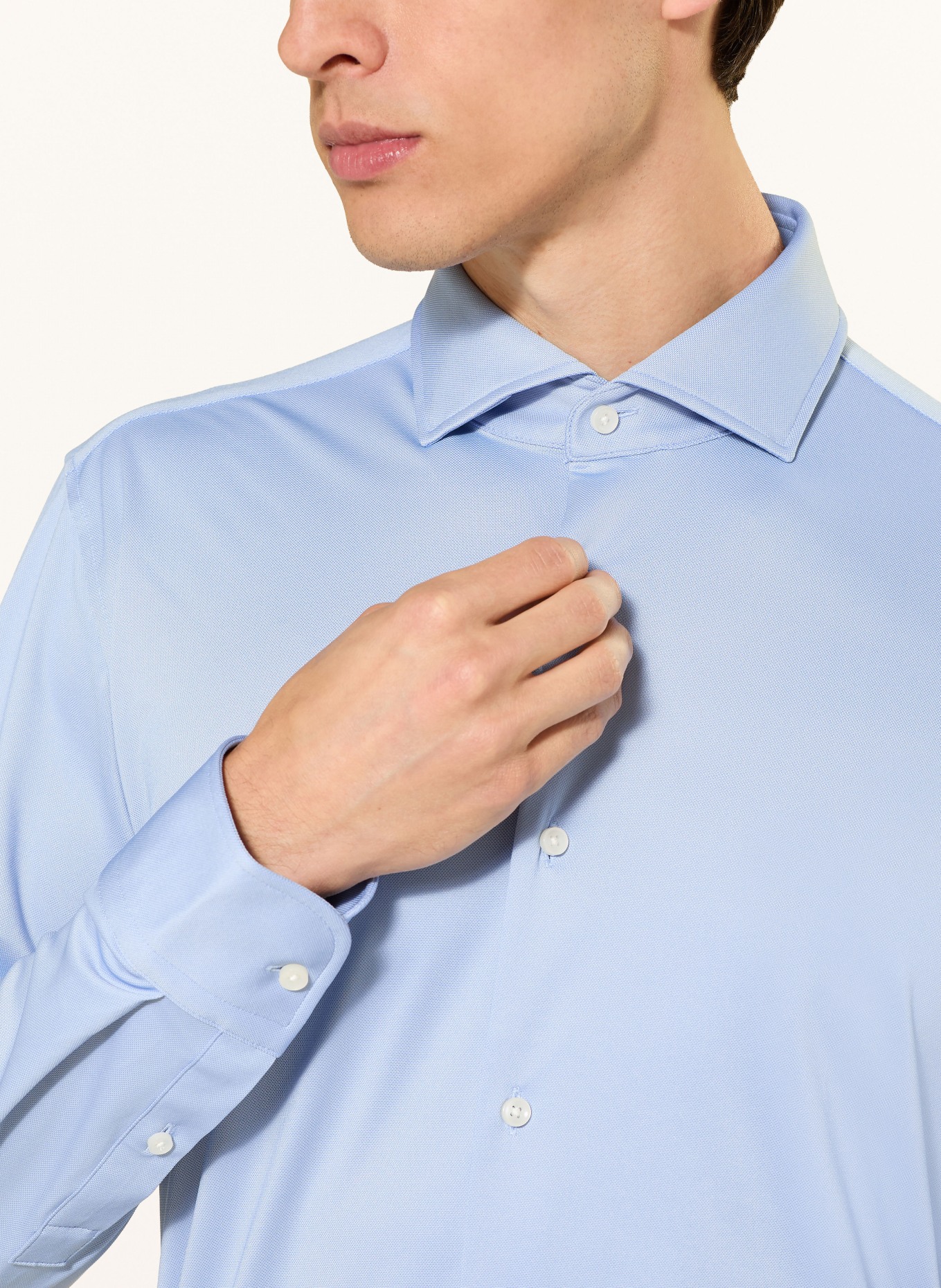 BOSS Hemd HANK Slim Fit: HELLBLAU