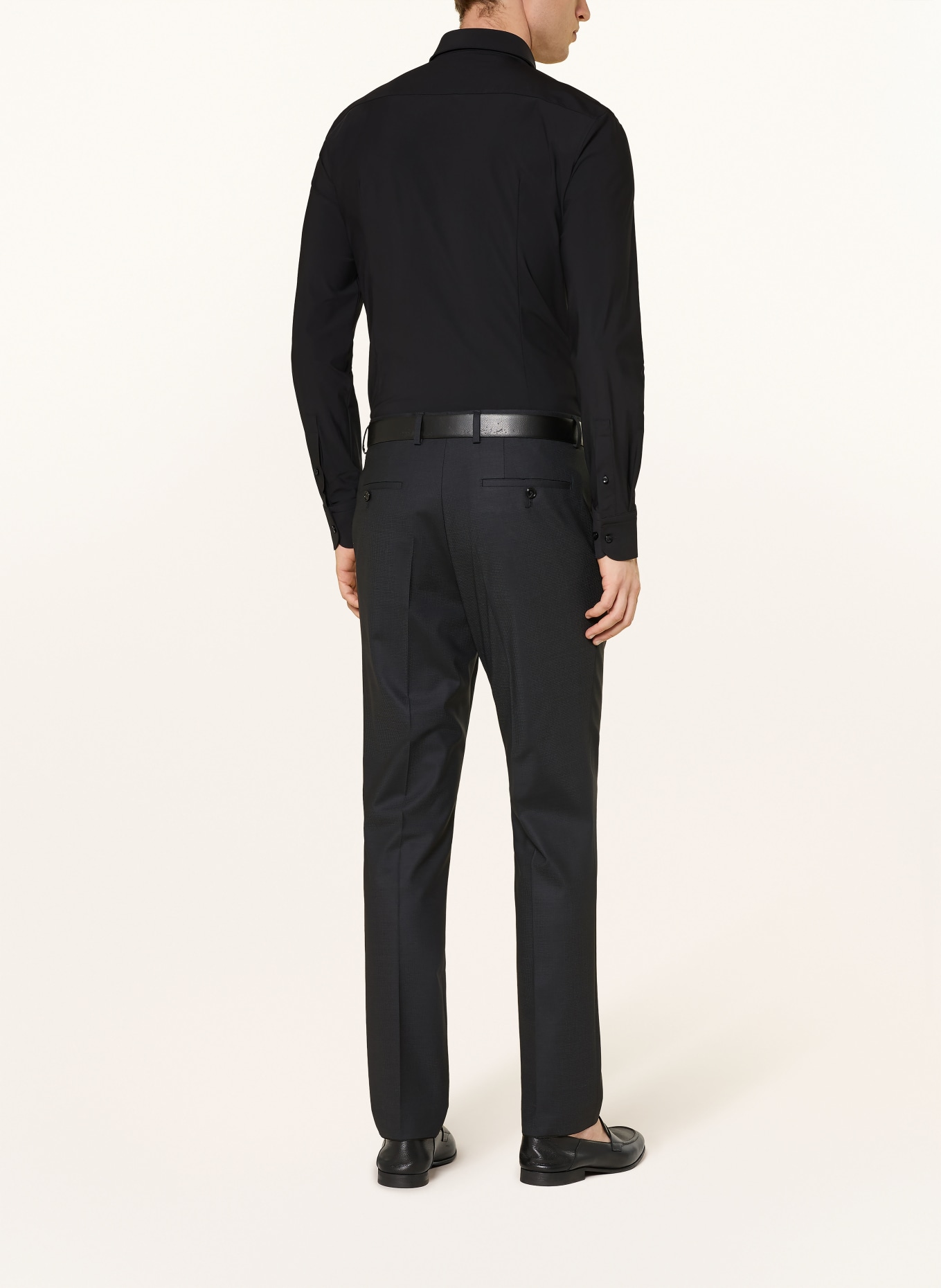 BOSS Hemd HANK Slim Fit: SCHWARZ