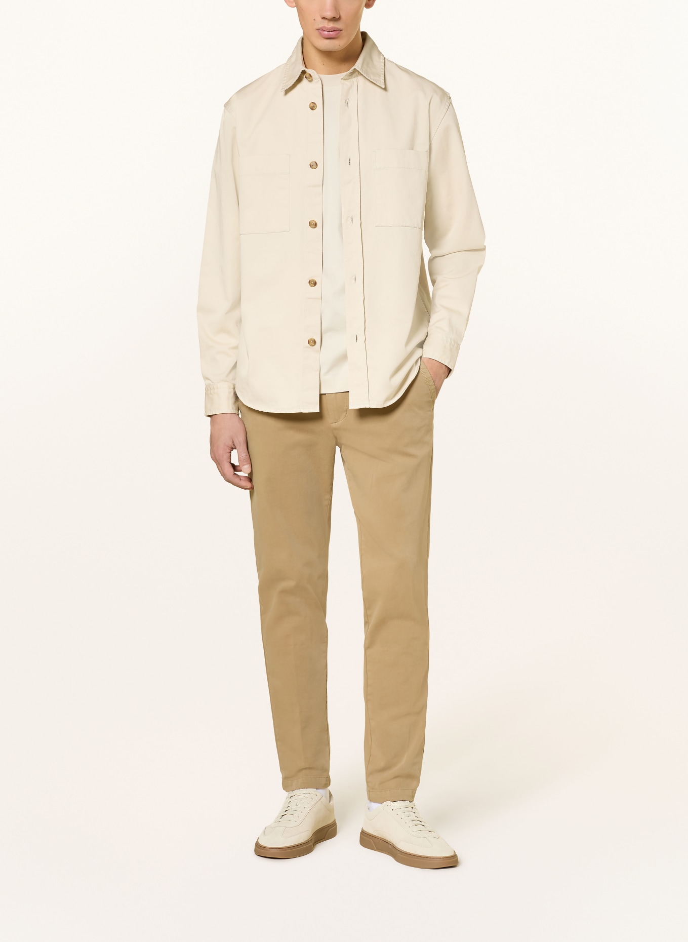 BOSS Overjacket OWEN: HELLBRAUN