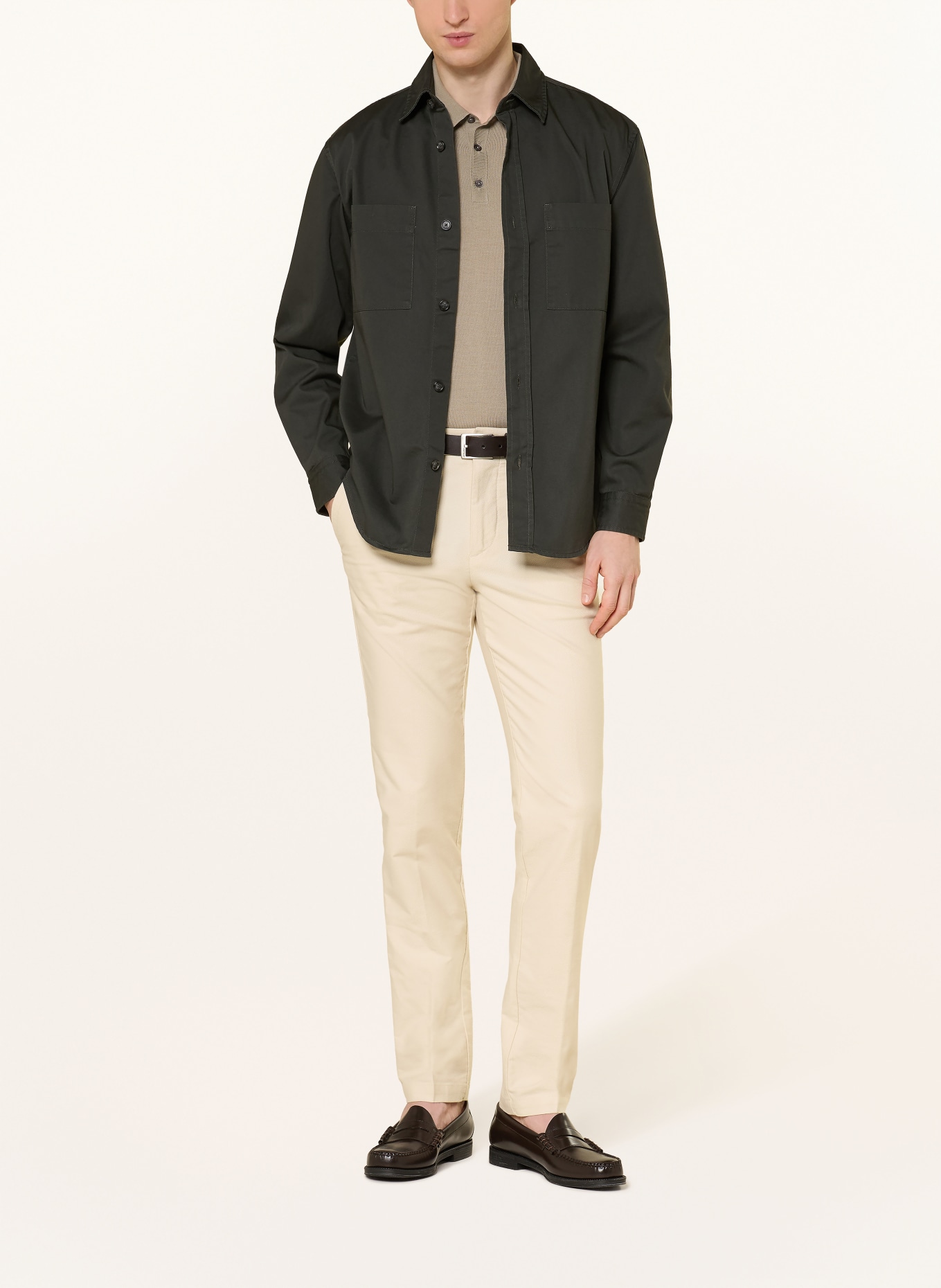 BOSS Overjacket OWEN: DUNKELGRÜN