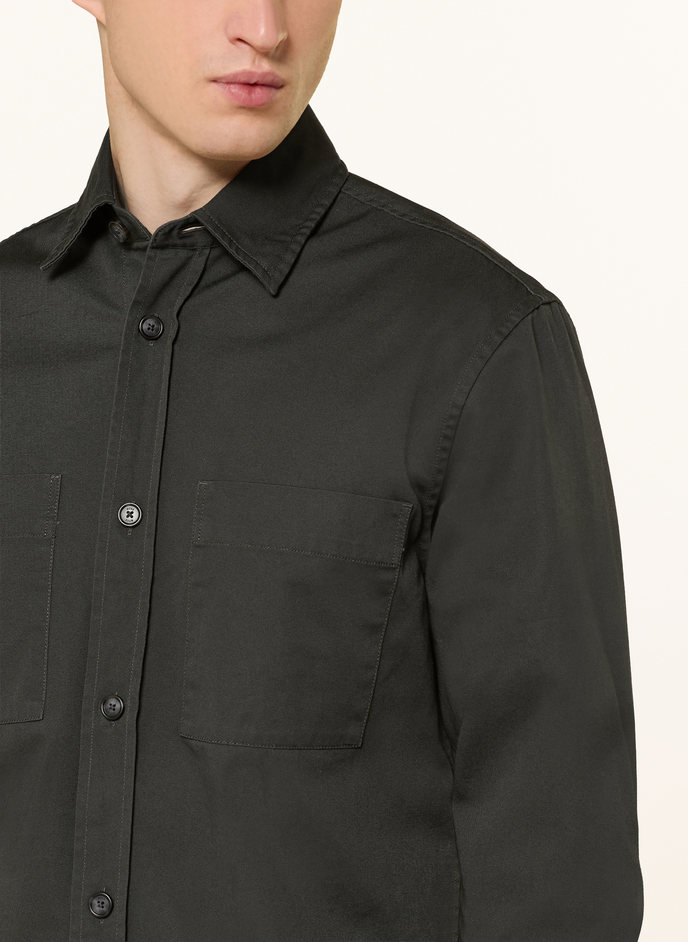 BOSS Overjacket OWEN: DUNKELGRÜN