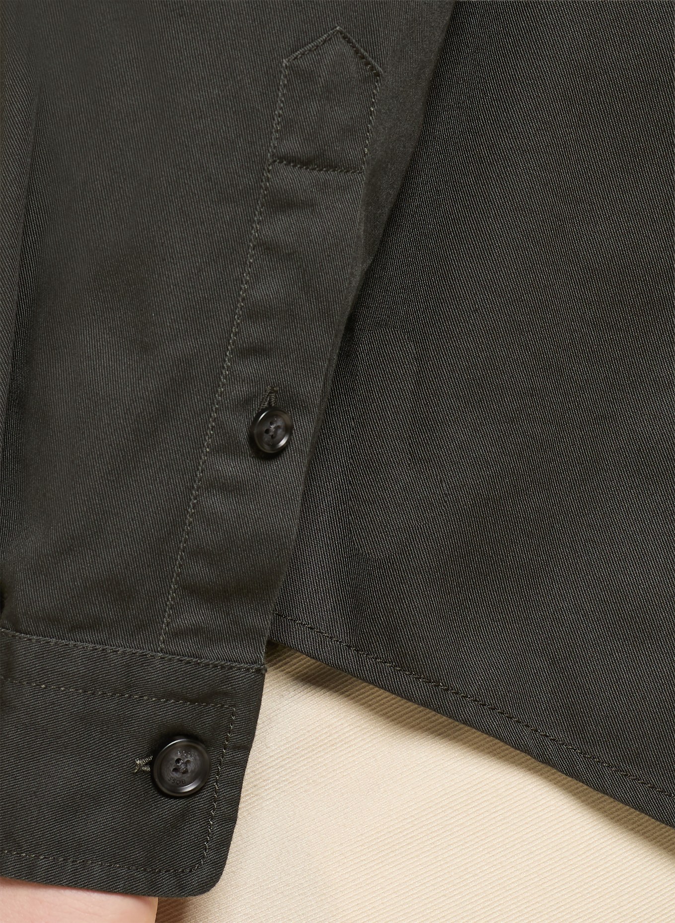 BOSS Overjacket OWEN: DUNKELGRÜN