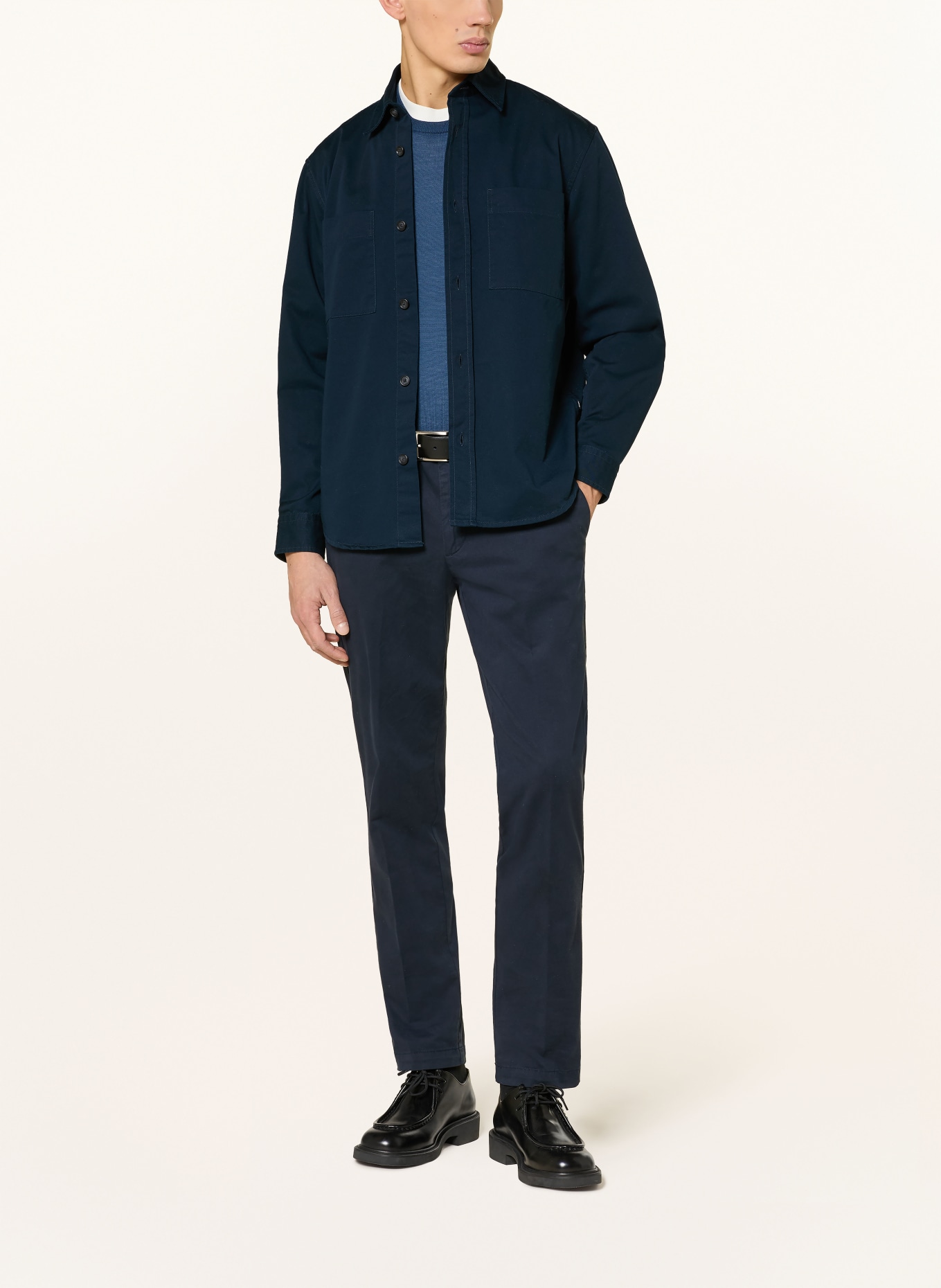 BOSS Overjacket OWEN: DUNKELBLAU