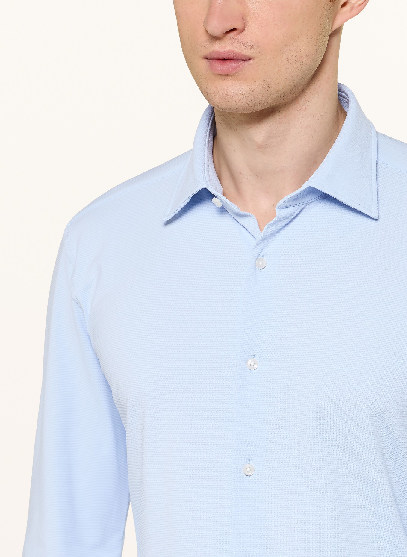 BOSS Hemd HANK Slim Fit: HELLBLAU