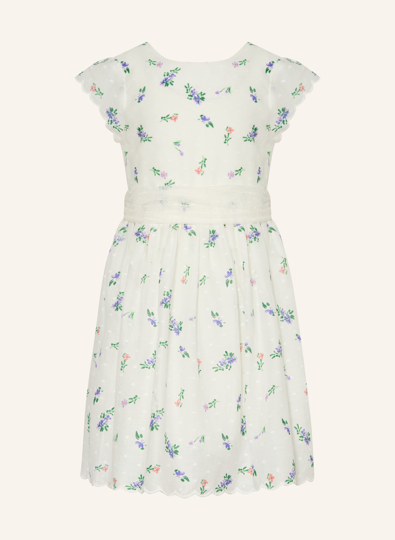 s.Oliver RED Kleid: WEISS / LILA / GRÜN