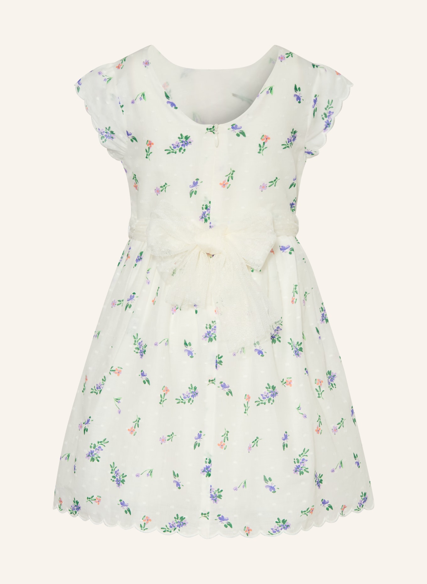 s.Oliver RED Kleid: WEISS / LILA / GRÜN