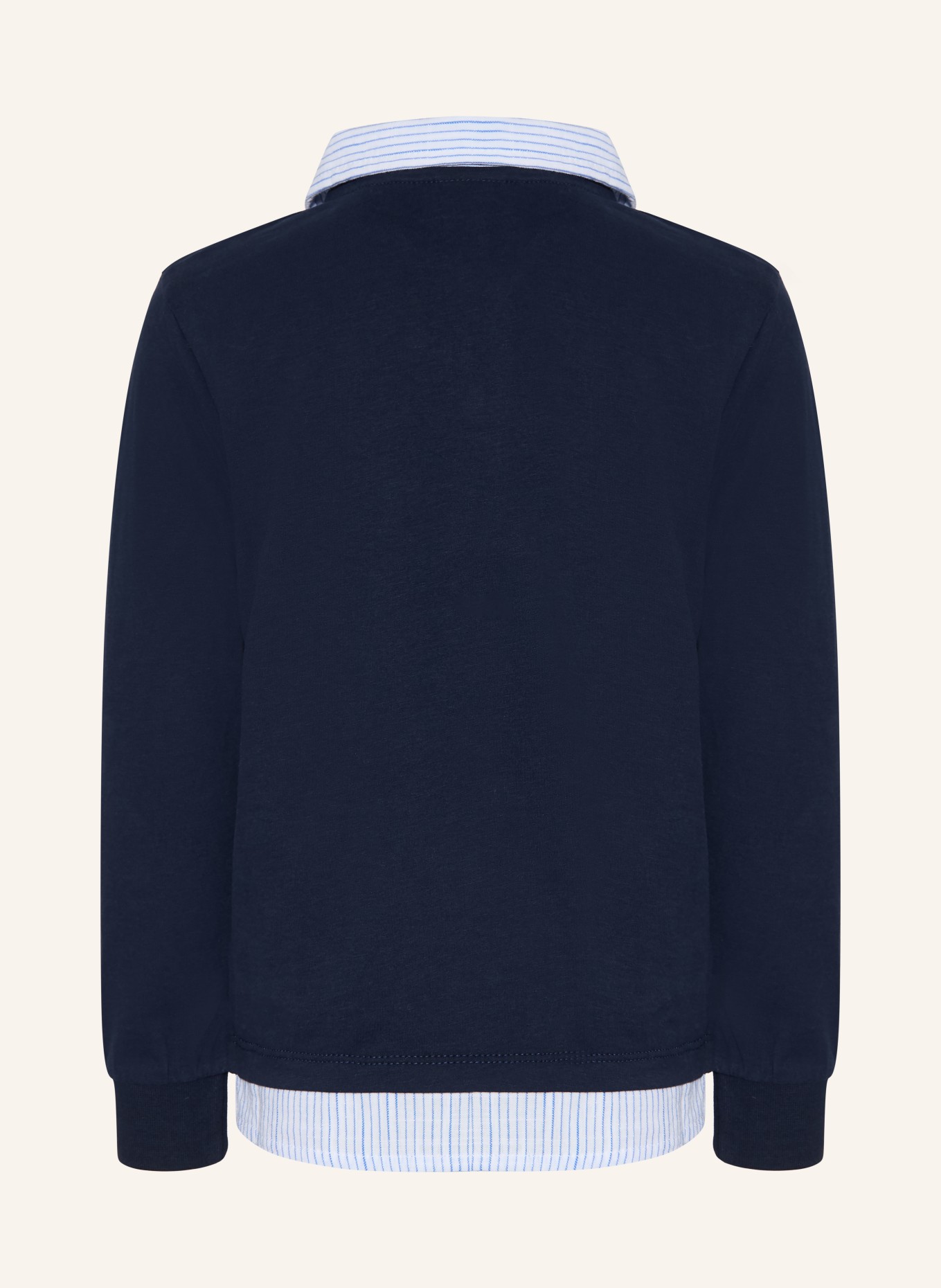 s.Oliver RED Koszulka polo z dżerseju: GRANATOWY / JASNONIEBIESKI / BIAŁY