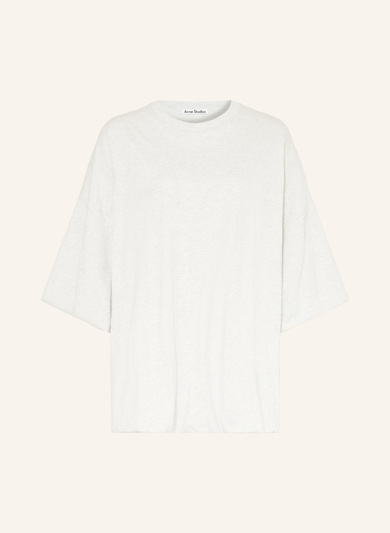 Acne Studios Oversized-Shirt mit 3/4-Arm: HELLGRAU