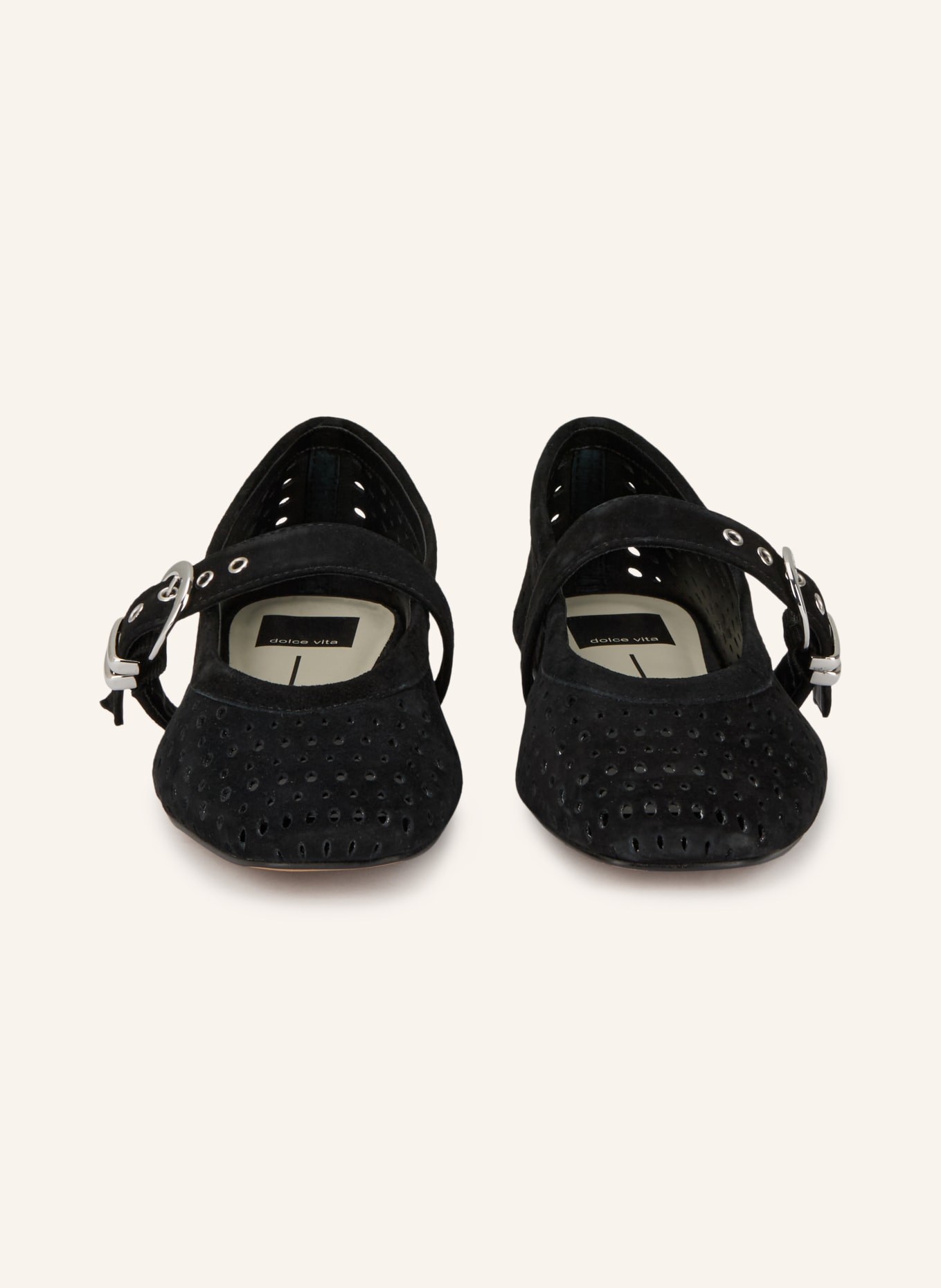 Dolce Vita Mary Jane ballerina's MIKEL: ZWART