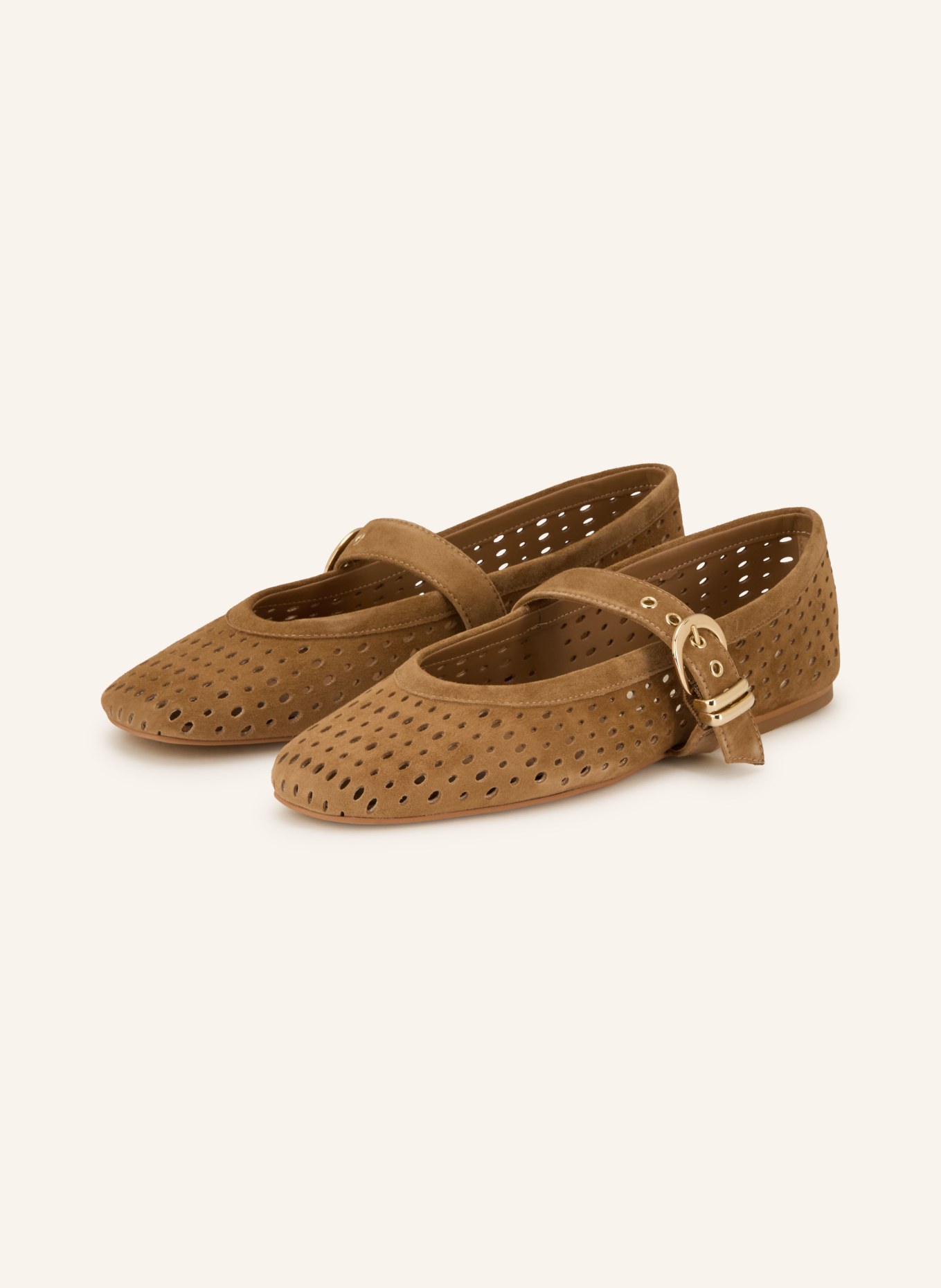 Dolce Vita Mary Jane ballerina flats MIKEL: LIGHT BROWN