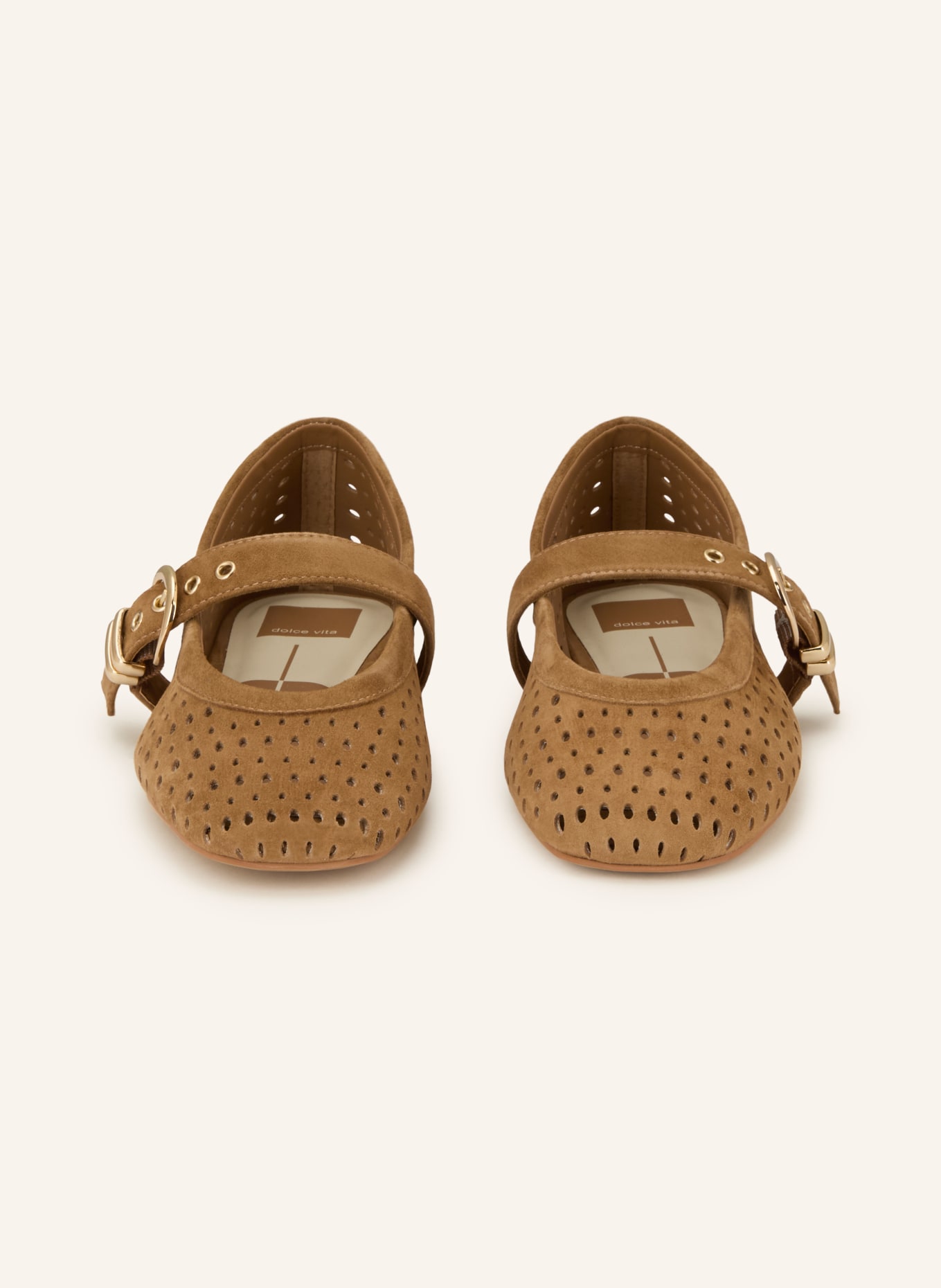 Dolce Vita Mary Jane ballerina flats MIKEL: LIGHT BROWN