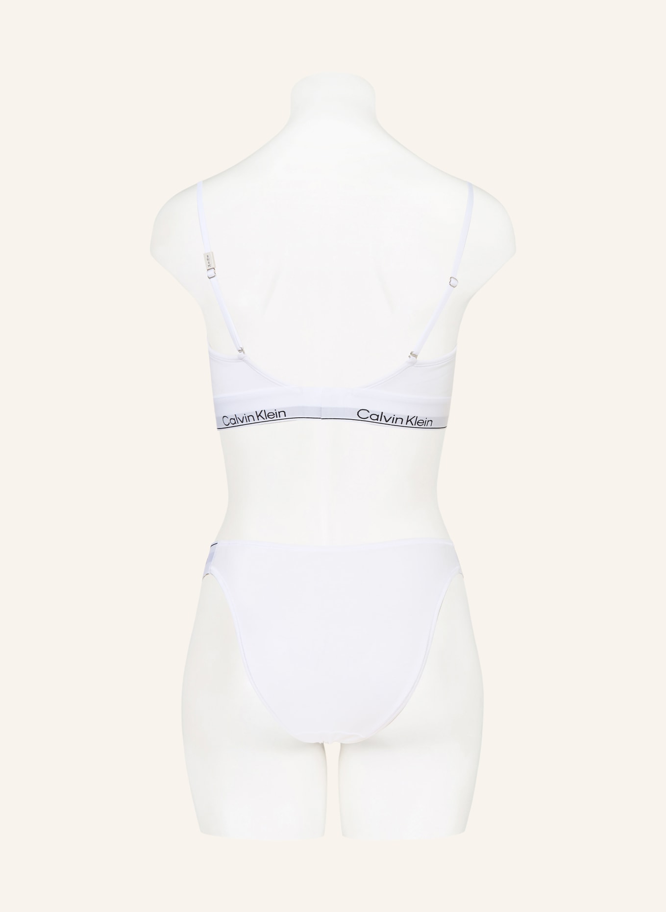 Calvin Klein String ICON COTTON MODAL: WEISS / HELLGRAU / SCHWARZ