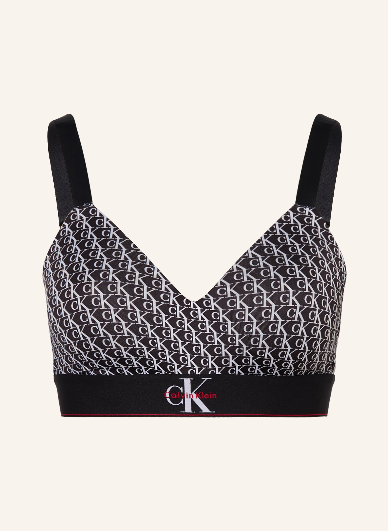 Calvin Klein Bustier: SCHWARZ / WEISS