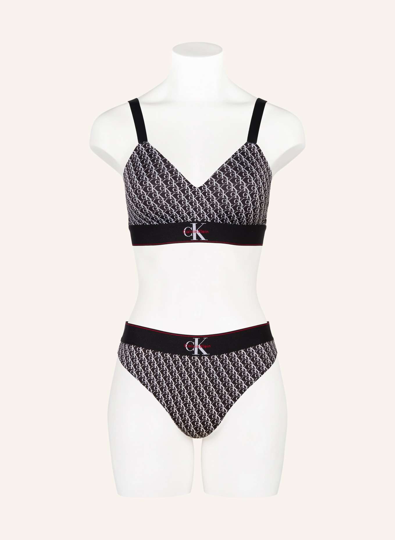 Calvin Klein Bustier: SCHWARZ / WEISS