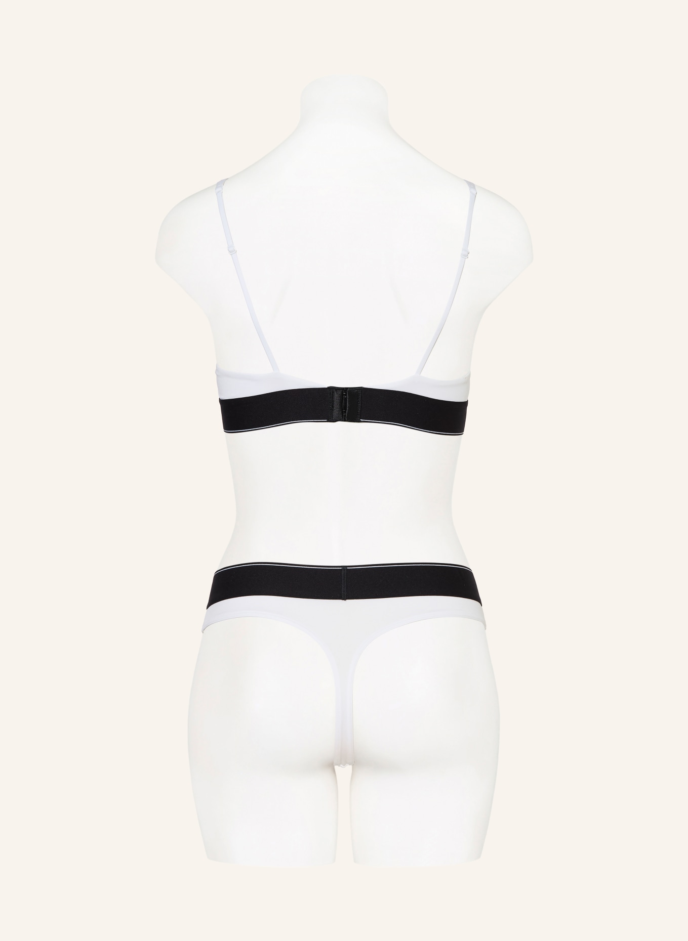 Calvin Klein String GRAPHIC MONOGRAM: WEISS / SCHWARZ