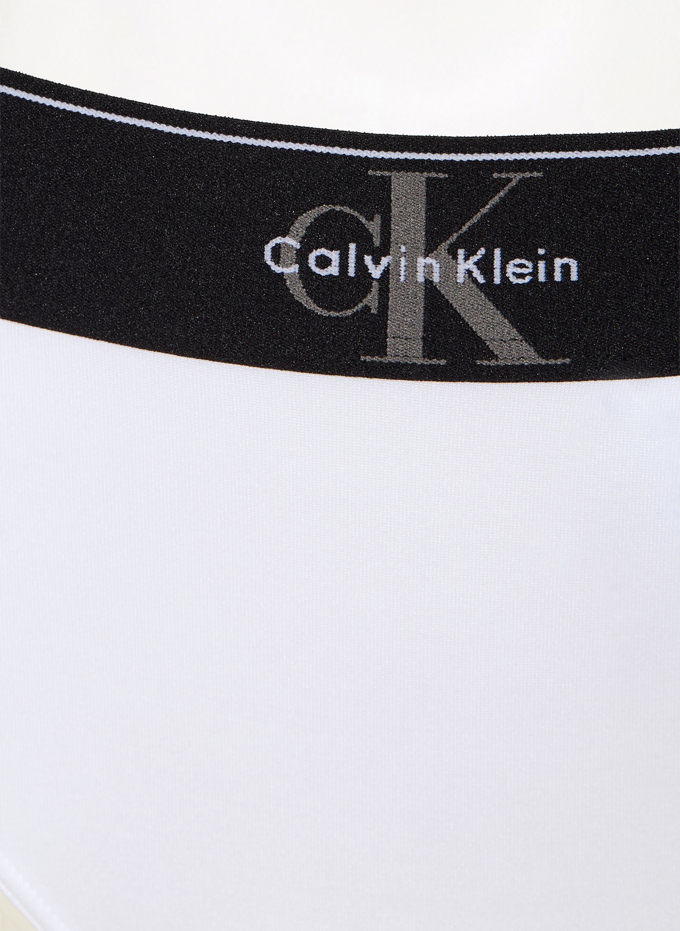 Calvin Klein String GRAPHIC MONOGRAM: WEISS / SCHWARZ