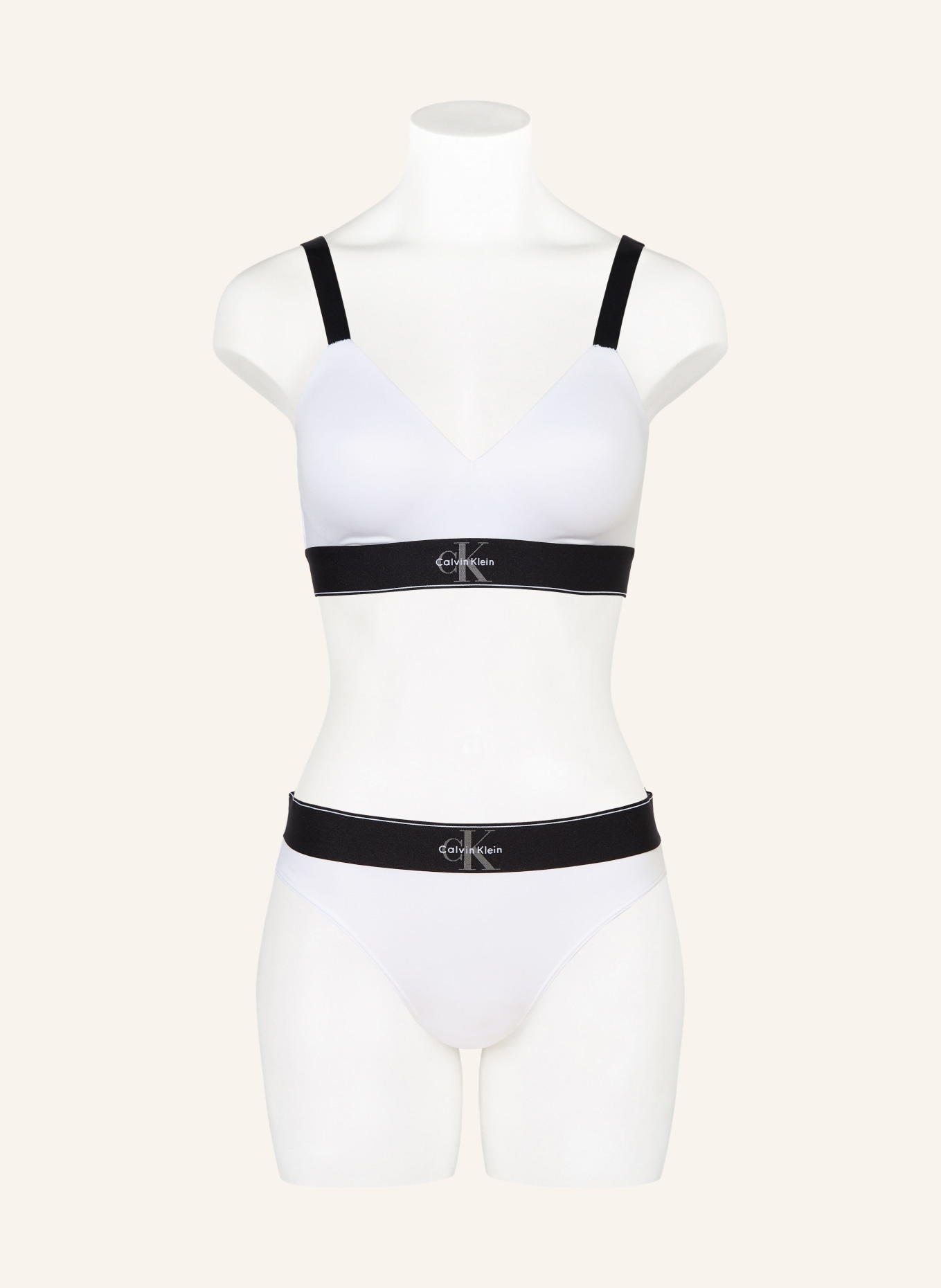 Calvin Klein Panty: WEISS / SCHWARZ