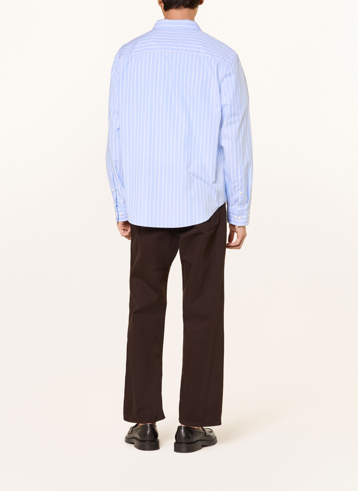 Calvin Klein Koszula Easy Fit: JASNONIEBIESKI / BIAŁY