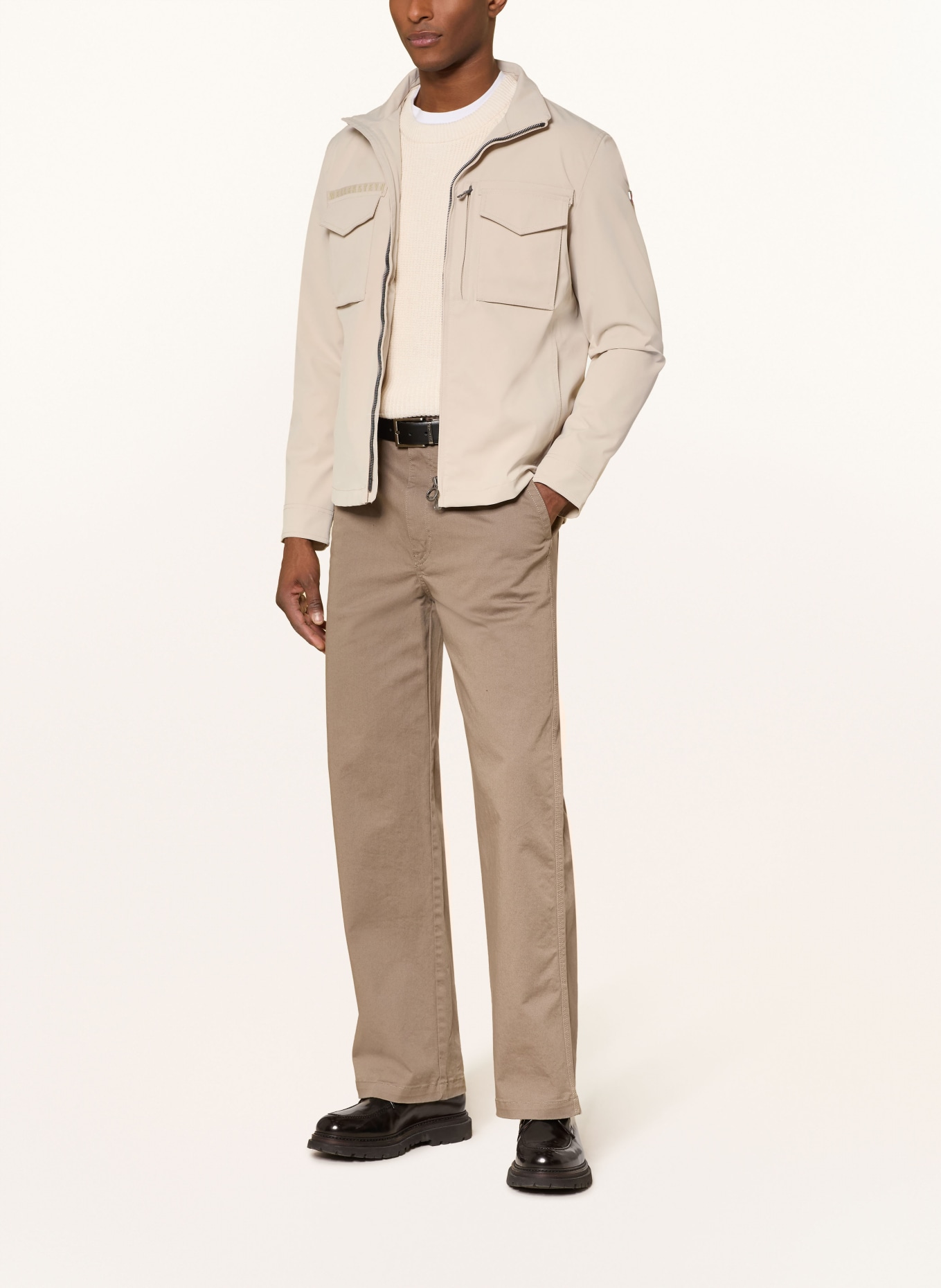 WELLENSTEYN Overshirt BEAUFIELD: HELLBRAUN