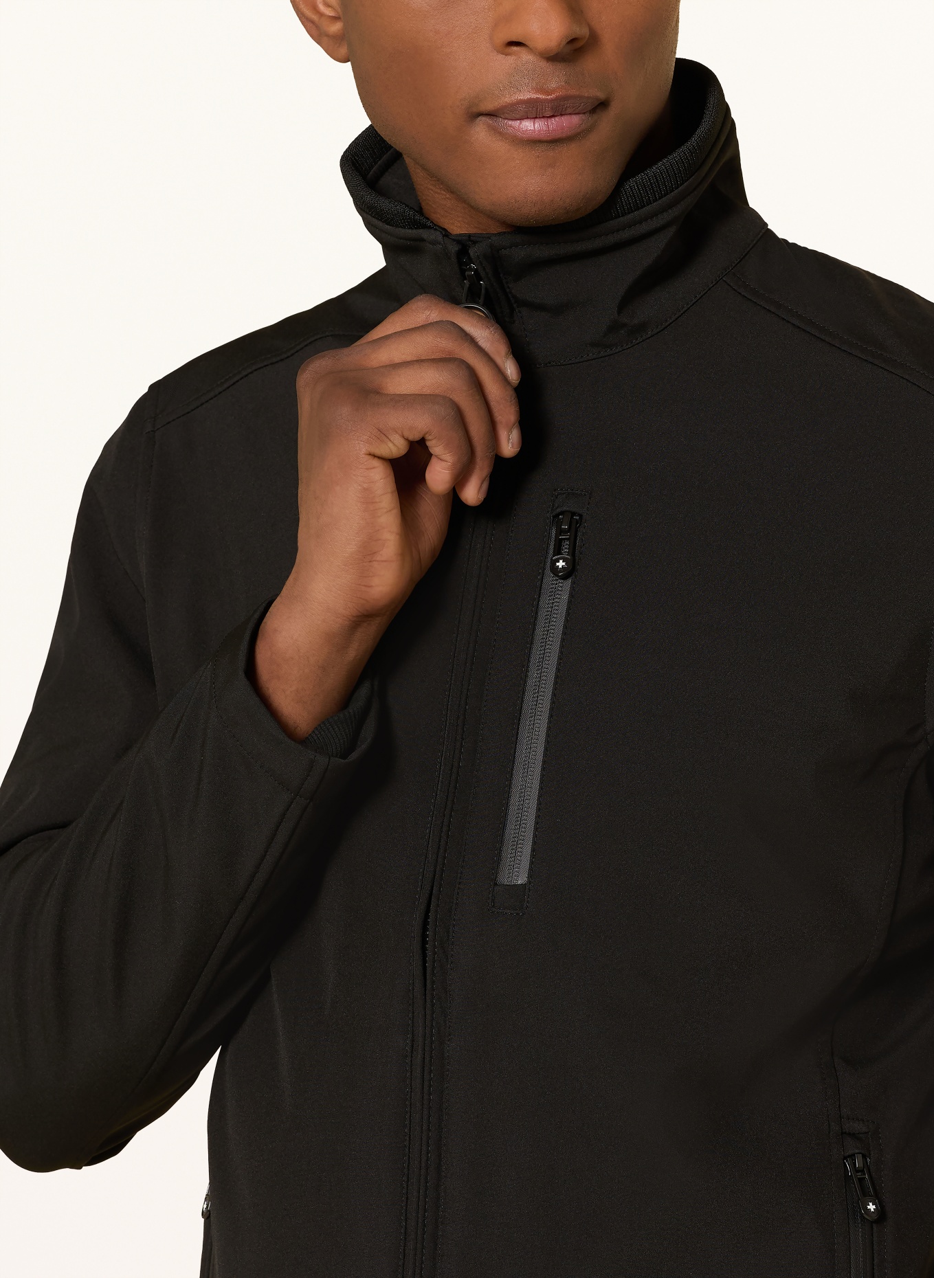 WELLENSTEYN Softshell-Jacke ALPINUS: SCHWARZ