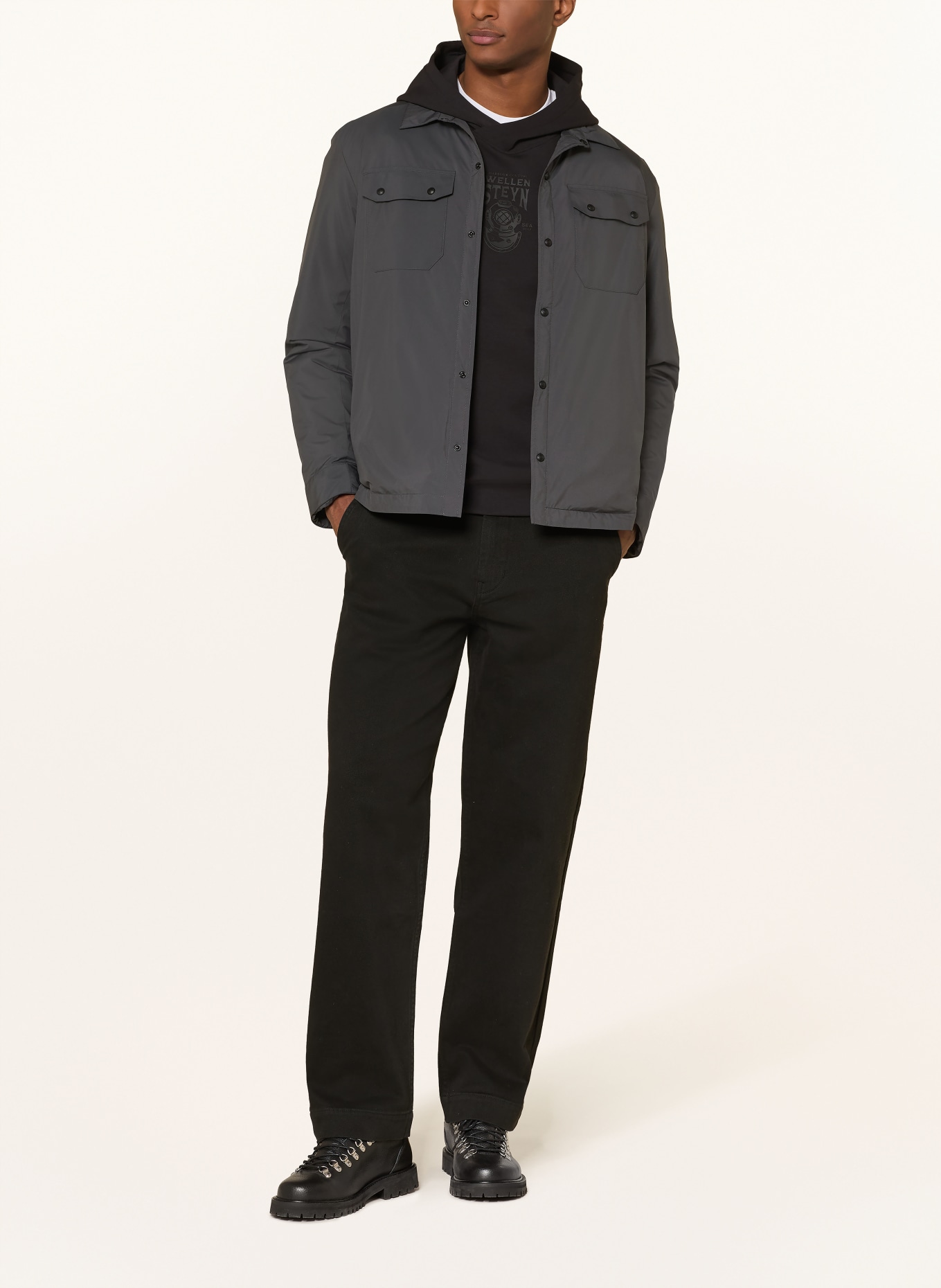 WELLENSTEYN Overshirt SUPERLIGHT: GRAU