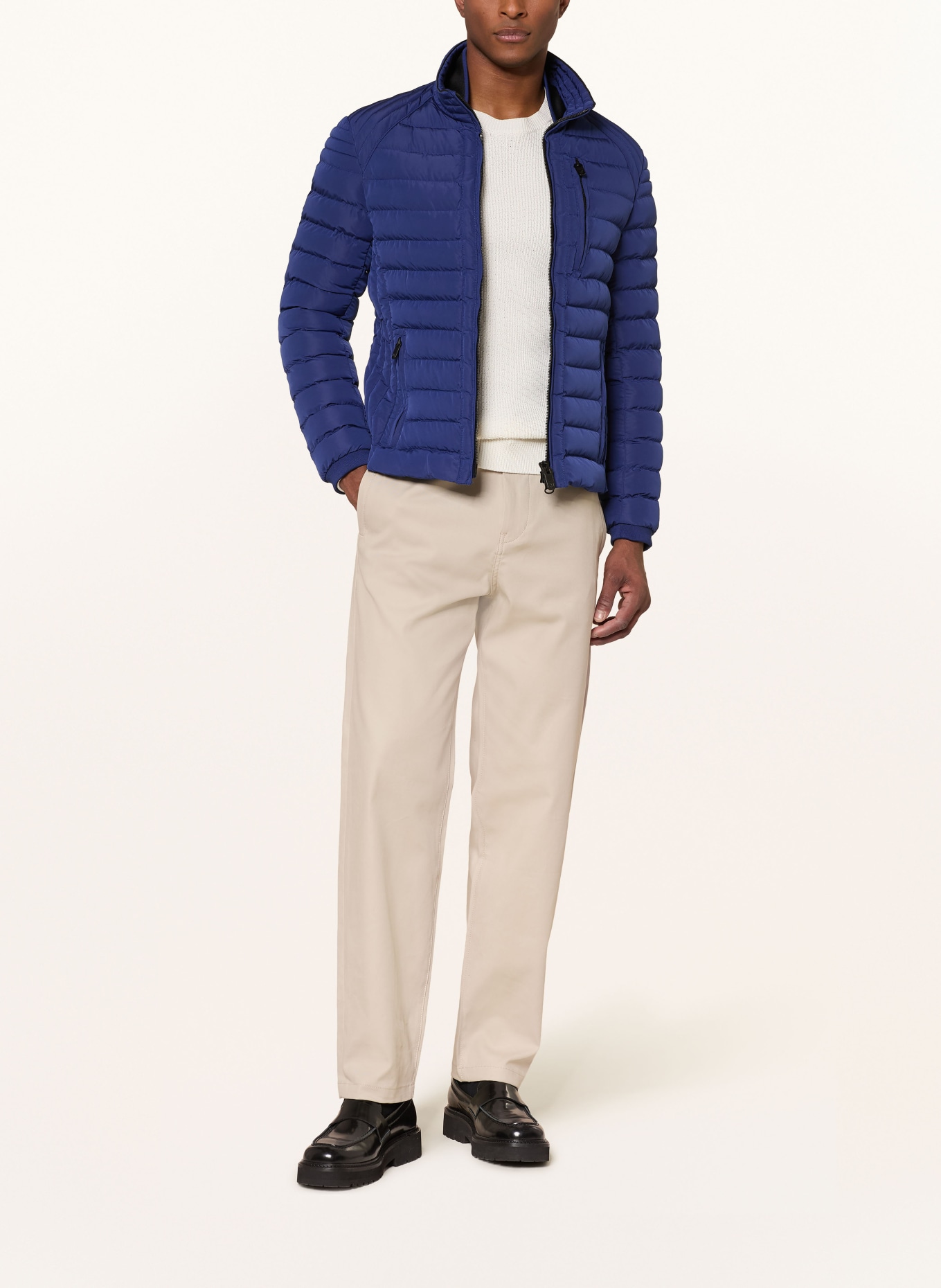 WELLENSTEYN Steppjacke MOLMS mit SORONA® AURA-Isolierung: BLAU