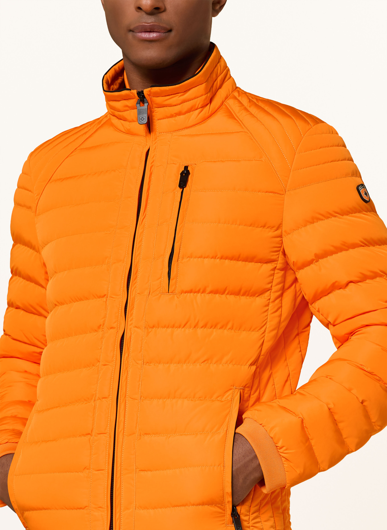 WELLENSTEYN Steppjacke MOLMS mit SORONA® AURA-Isolierung: ORANGE