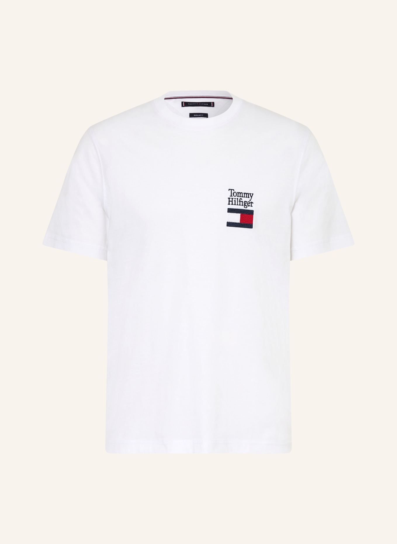 TOMMY HILFIGER T-Shirt: WEISS