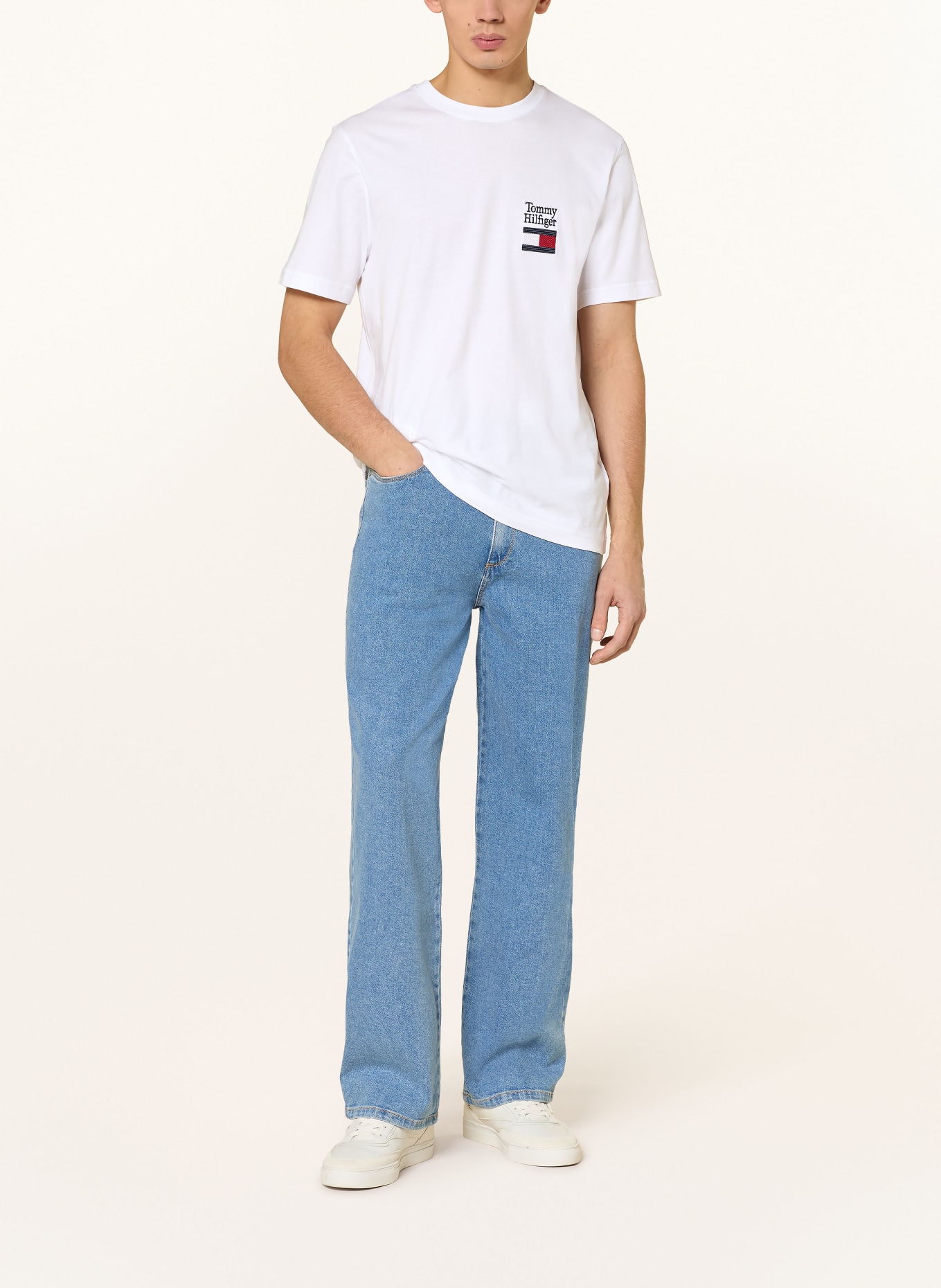 TOMMY HILFIGER T-Shirt: WEISS