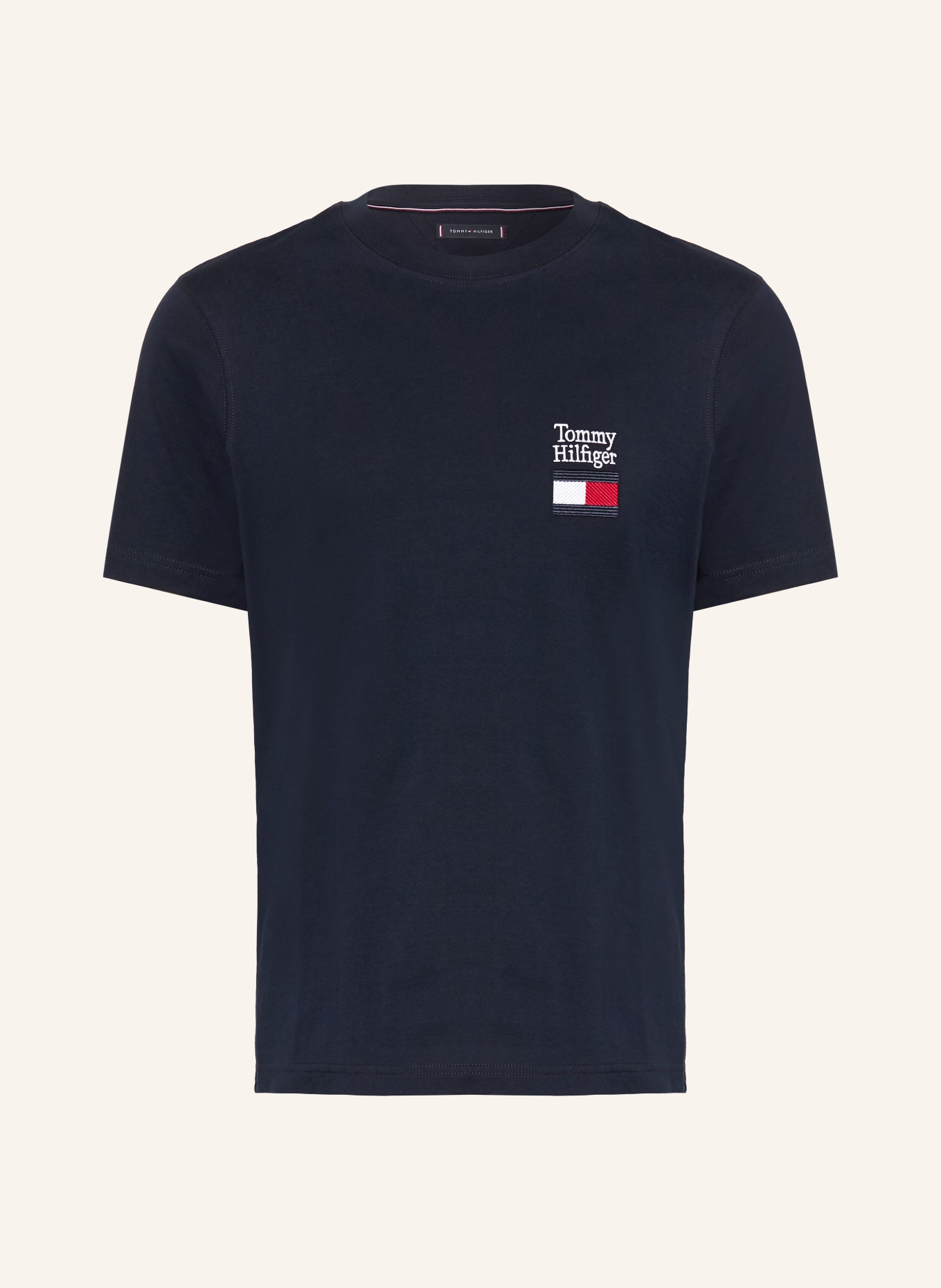 TOMMY HILFIGER T-Shirt: DUNKELBLAU