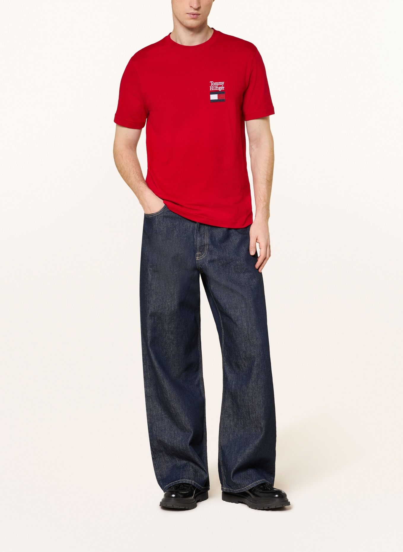 TOMMY HILFIGER T-Shirt: ROT