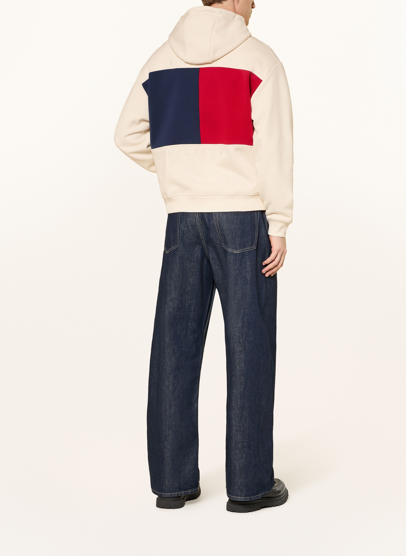 TOMMY HILFIGER Hoodie: CREME