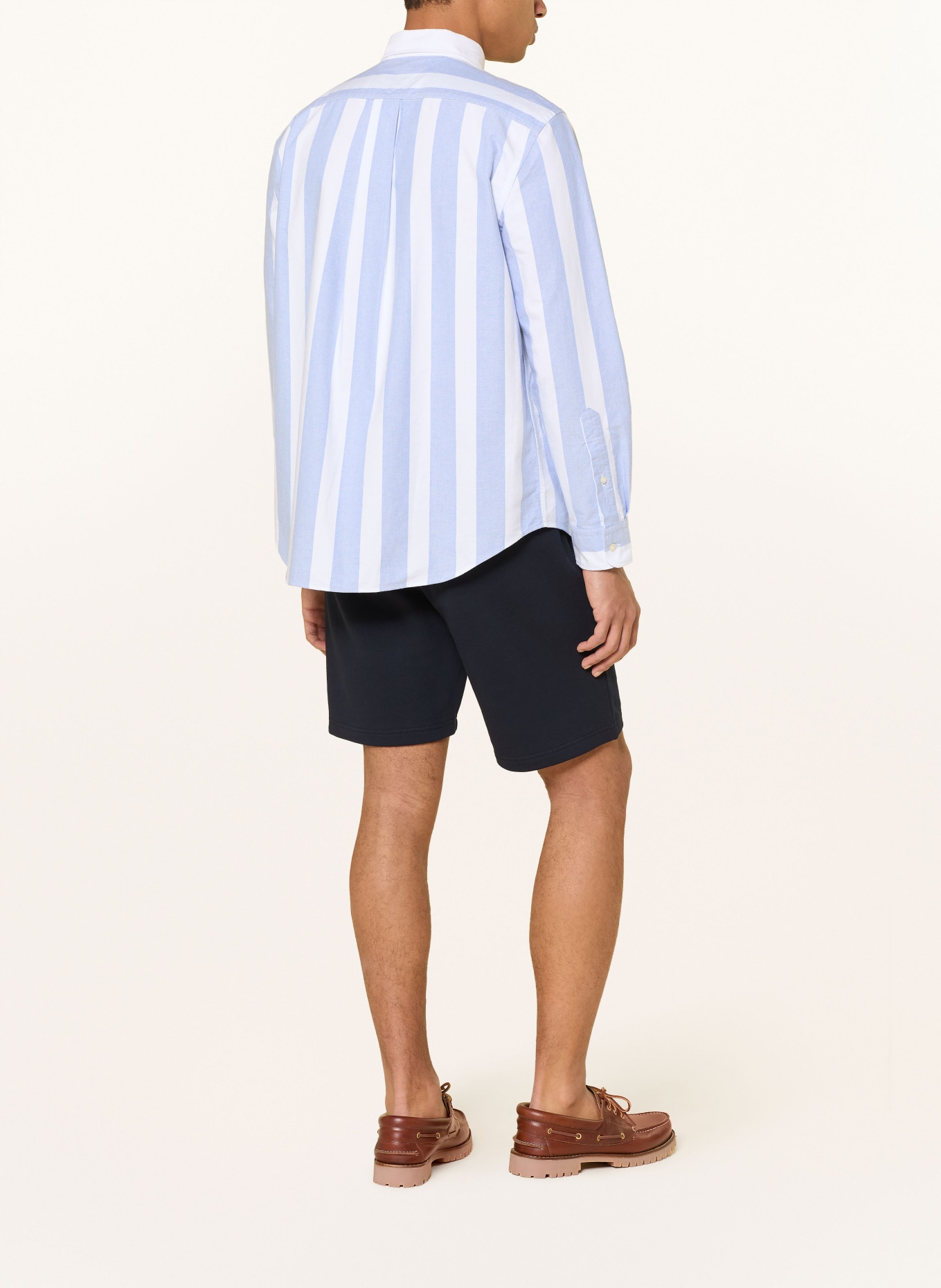 TOMMY HILFIGER Chemise Oxford CLUB PREP coupe classique: BLEU CLAIR / BLANC