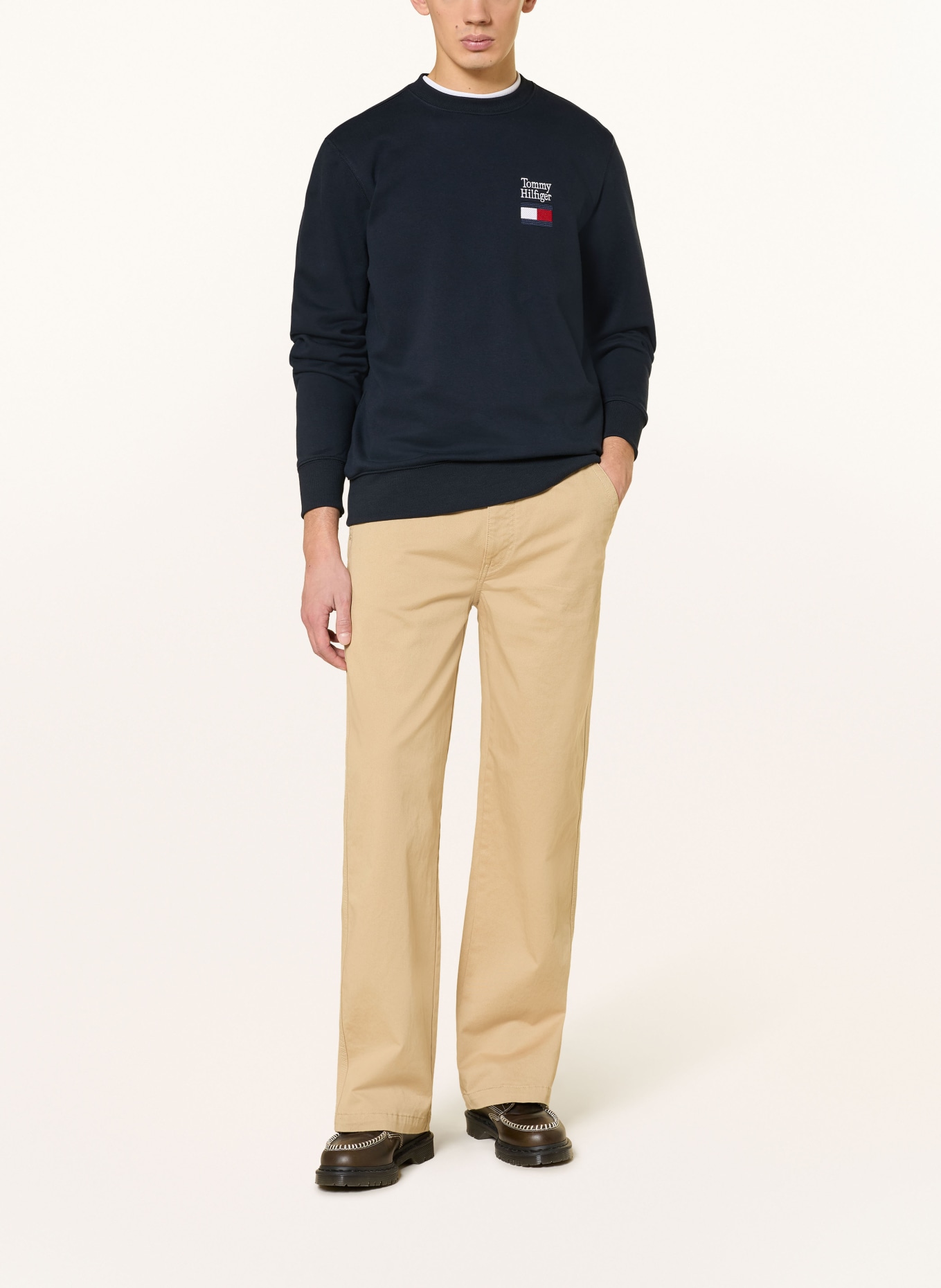 TOMMY HILFIGER Sweatshirt: DUNKELBLAU