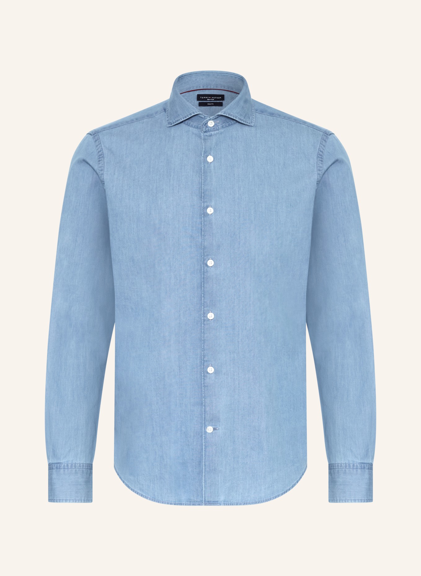 TOMMY HILFIGER Jeanshemd Slim Fit: HELLBLAU